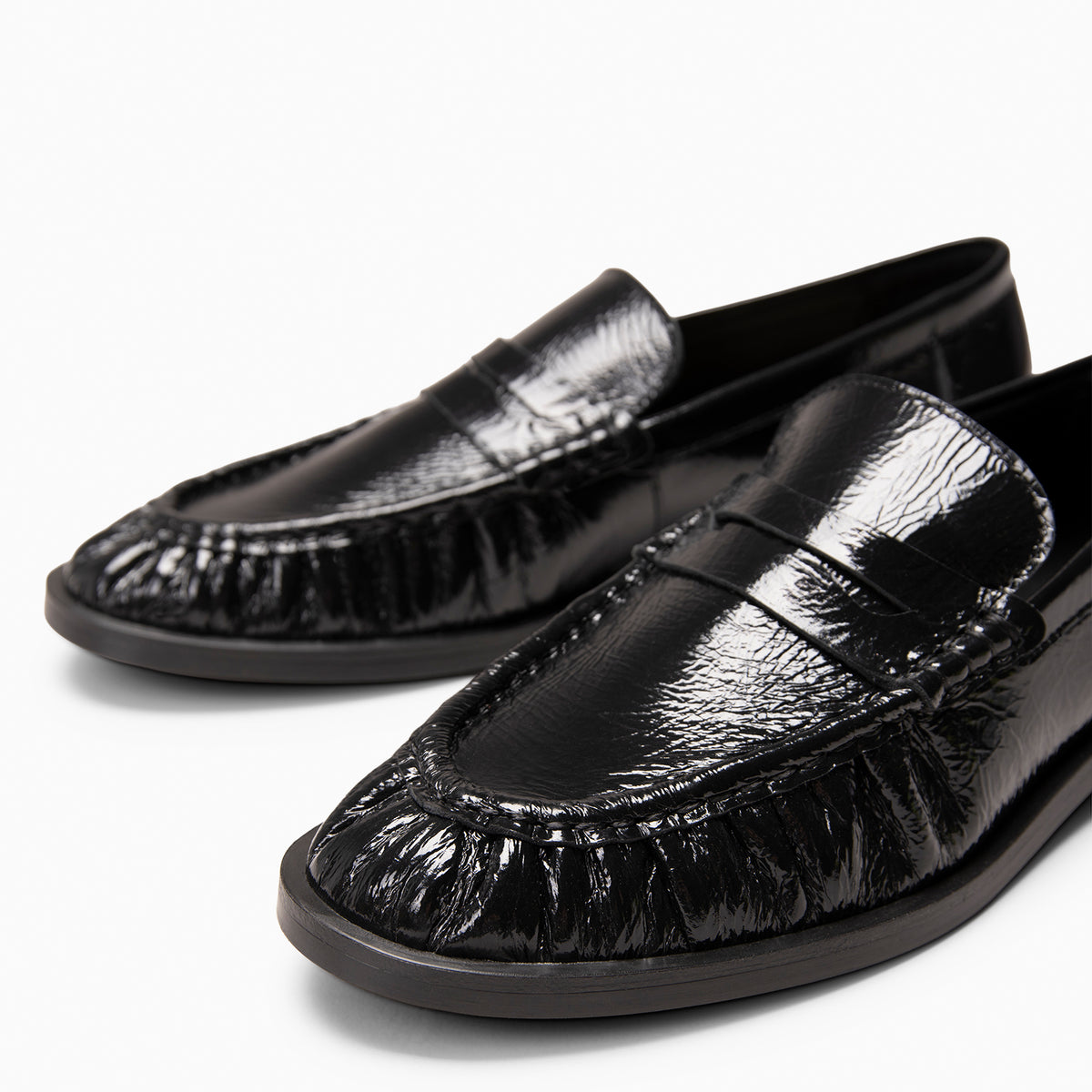 TOKIO - Mocasín en piel de charol NEGRO