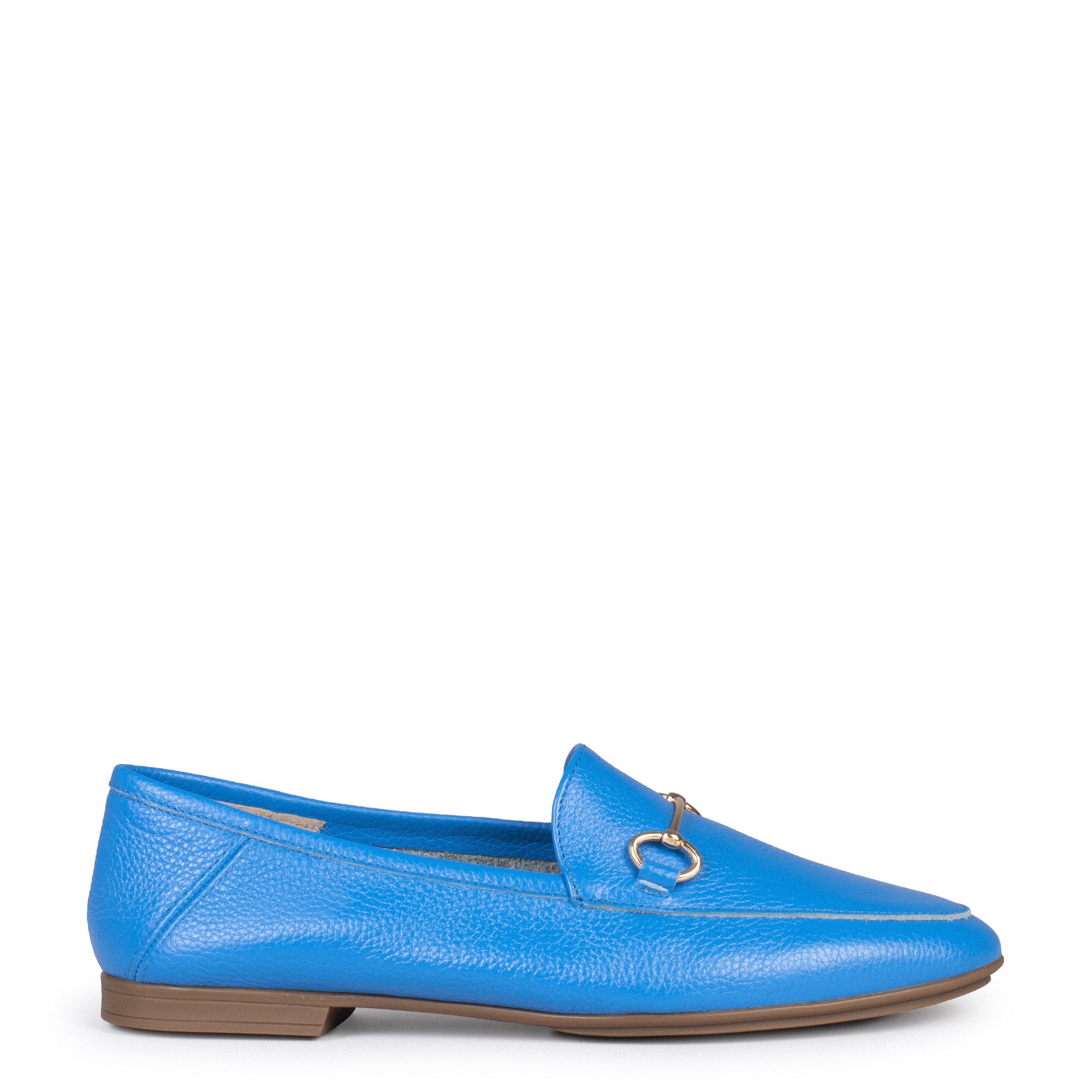 STYLE – Mocassins plats BLEU