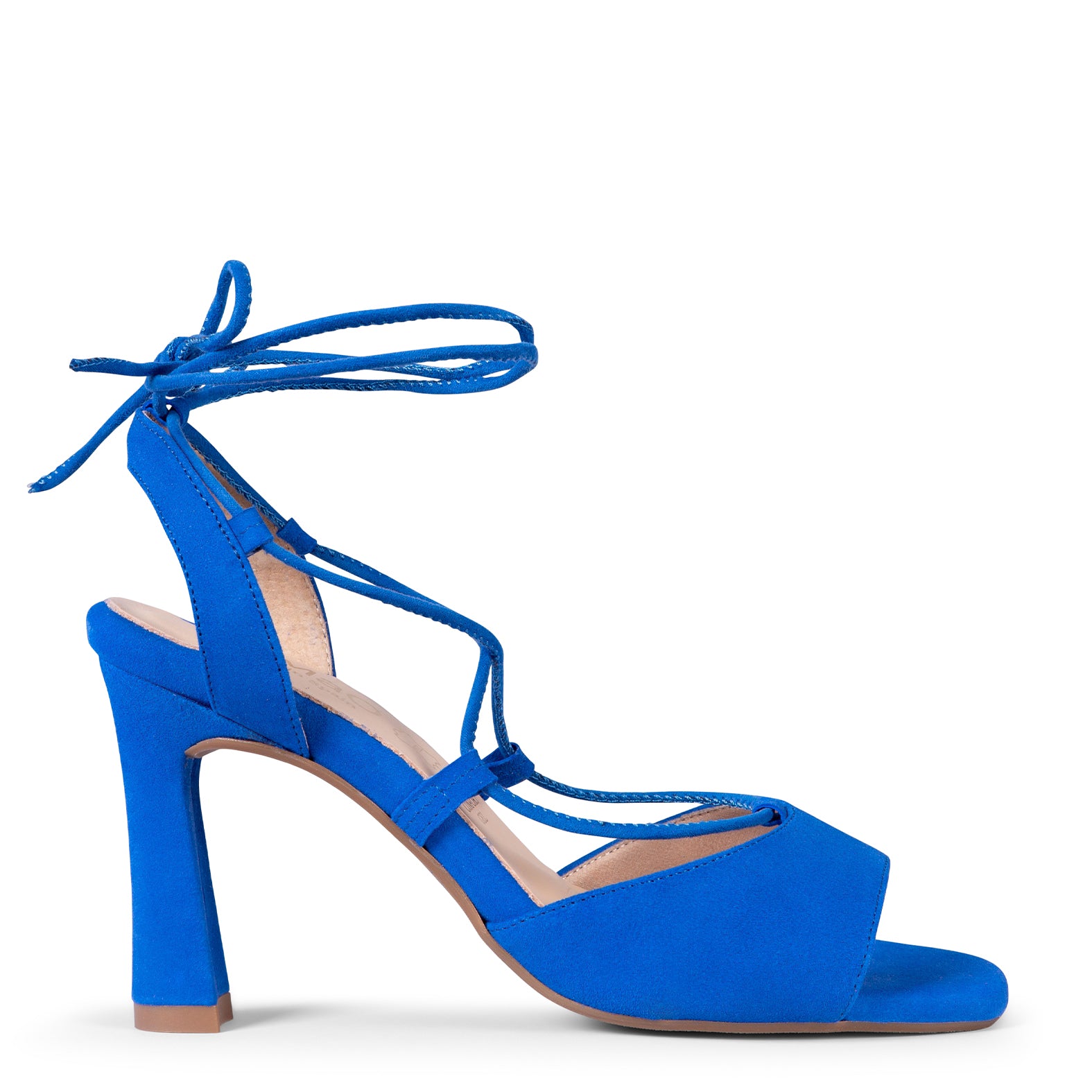 MÓNICA - BLUE ELEGANT HEELED SANDALS