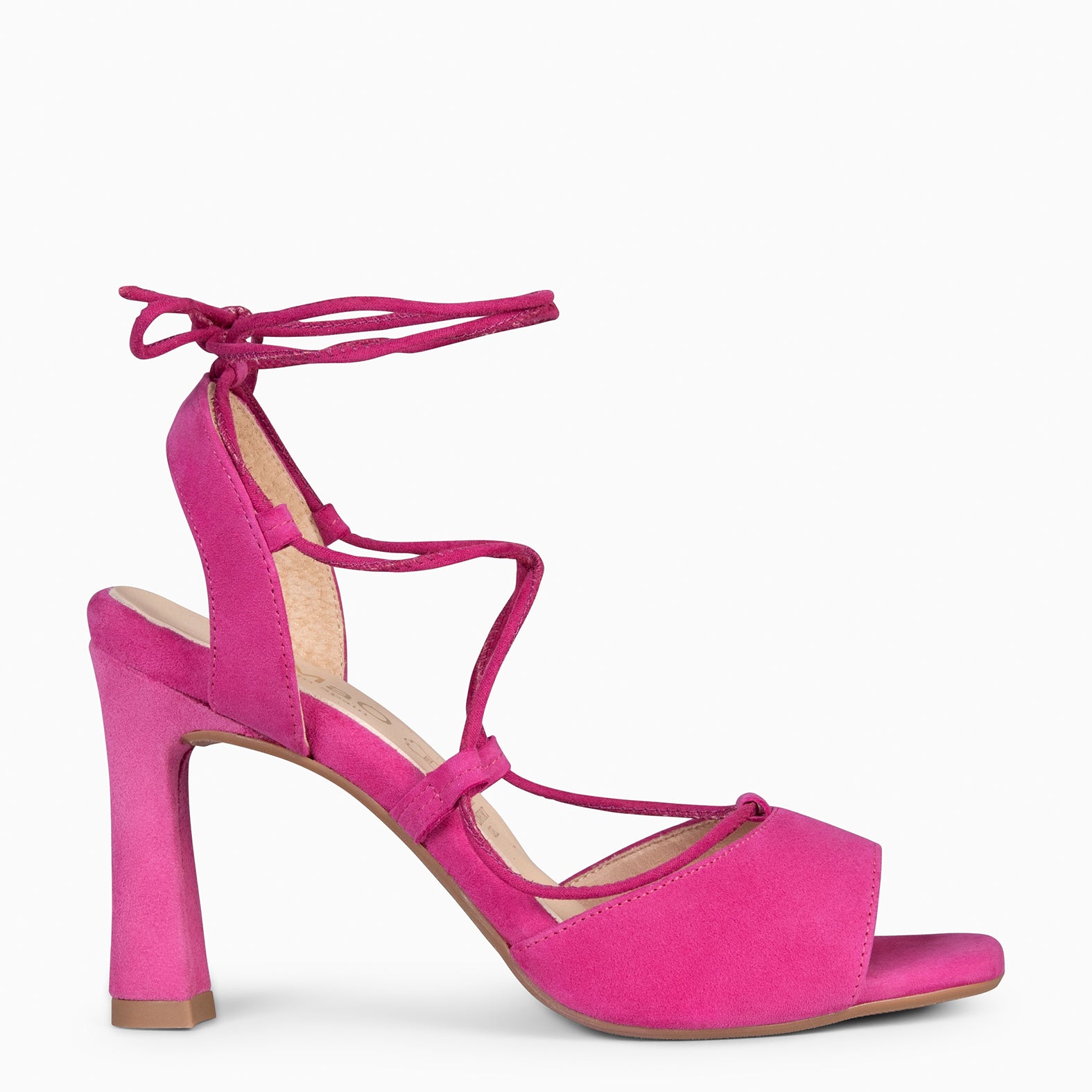 MÓNICA - SANDALIAS ELEGANTES DE TACÓN FUCSIA