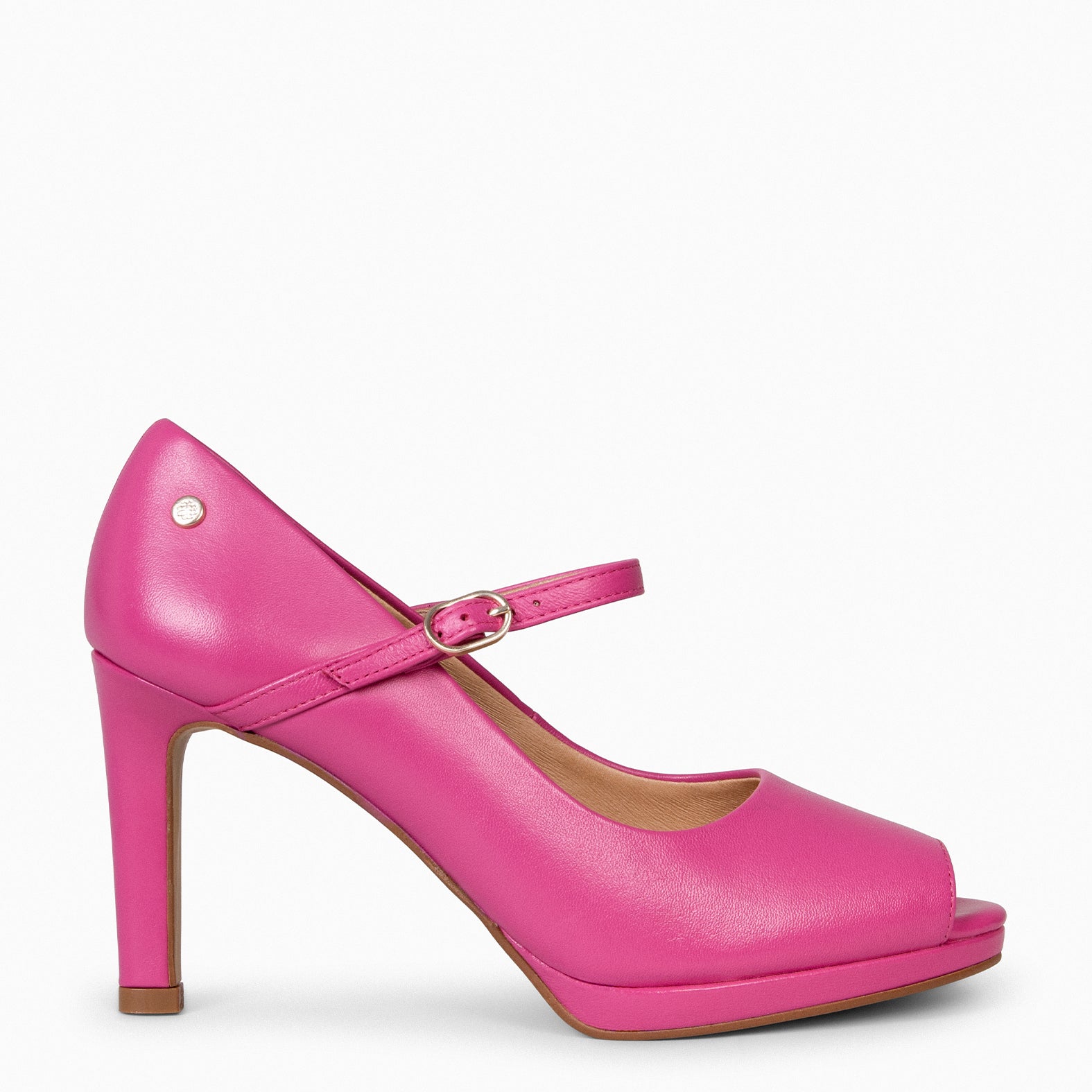 CASSIS - Zapato Peep Toe con correa FUCSIA - miMaO ®