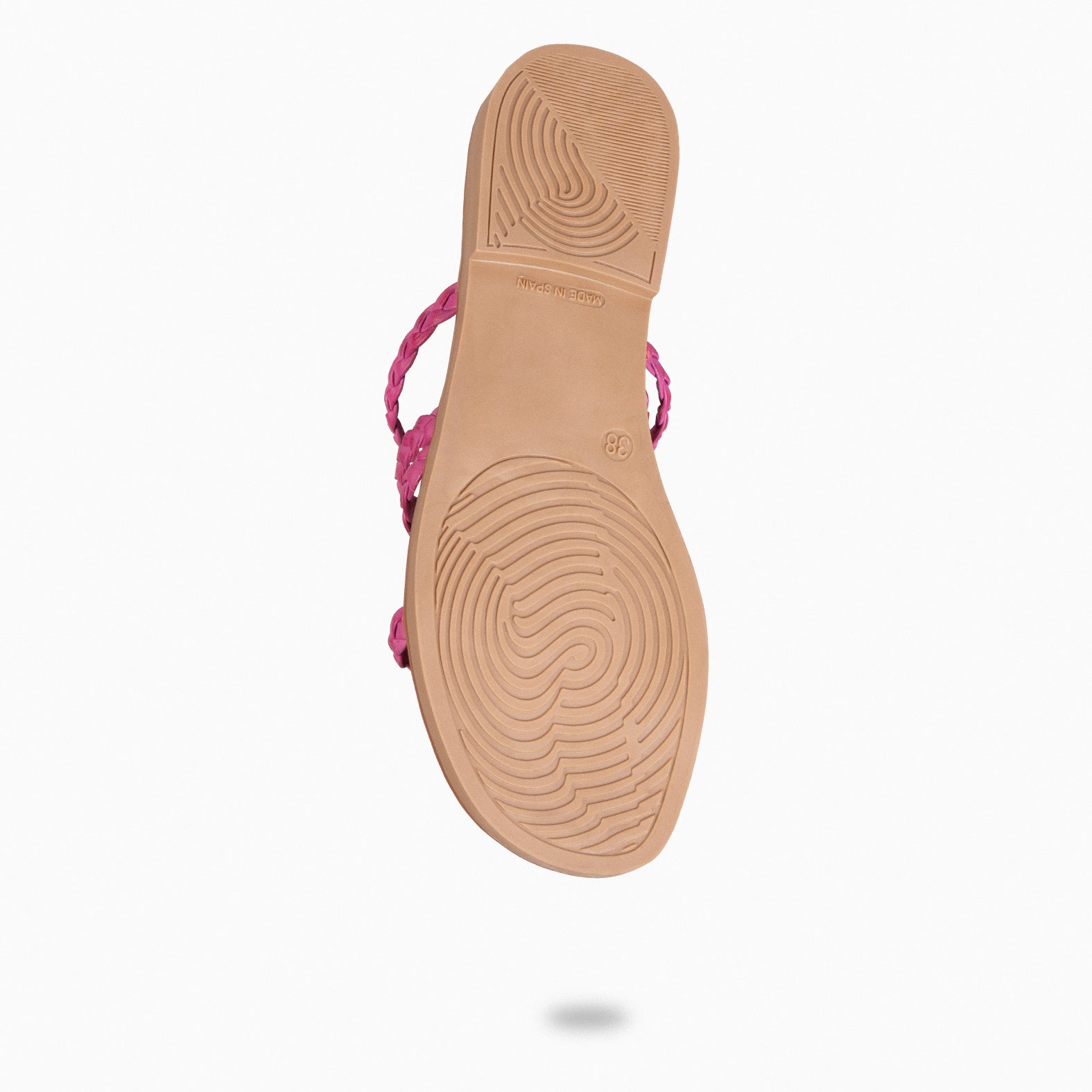 HIDRA - Sandalias planas trenzadas FUCSIA - miMaO ®