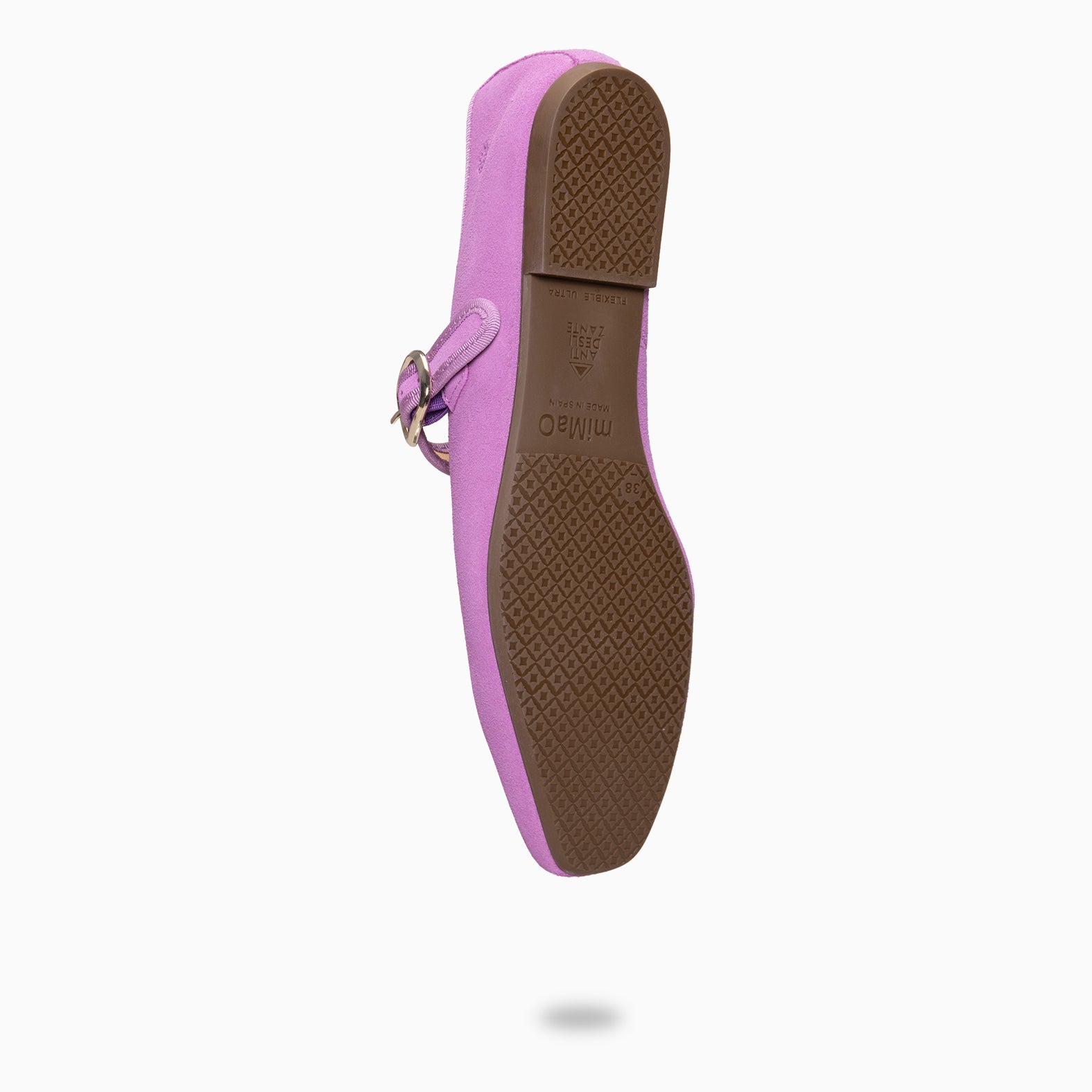 CLARA - Mercedita con puntera cuadrada FUCSIA - miMaO ®