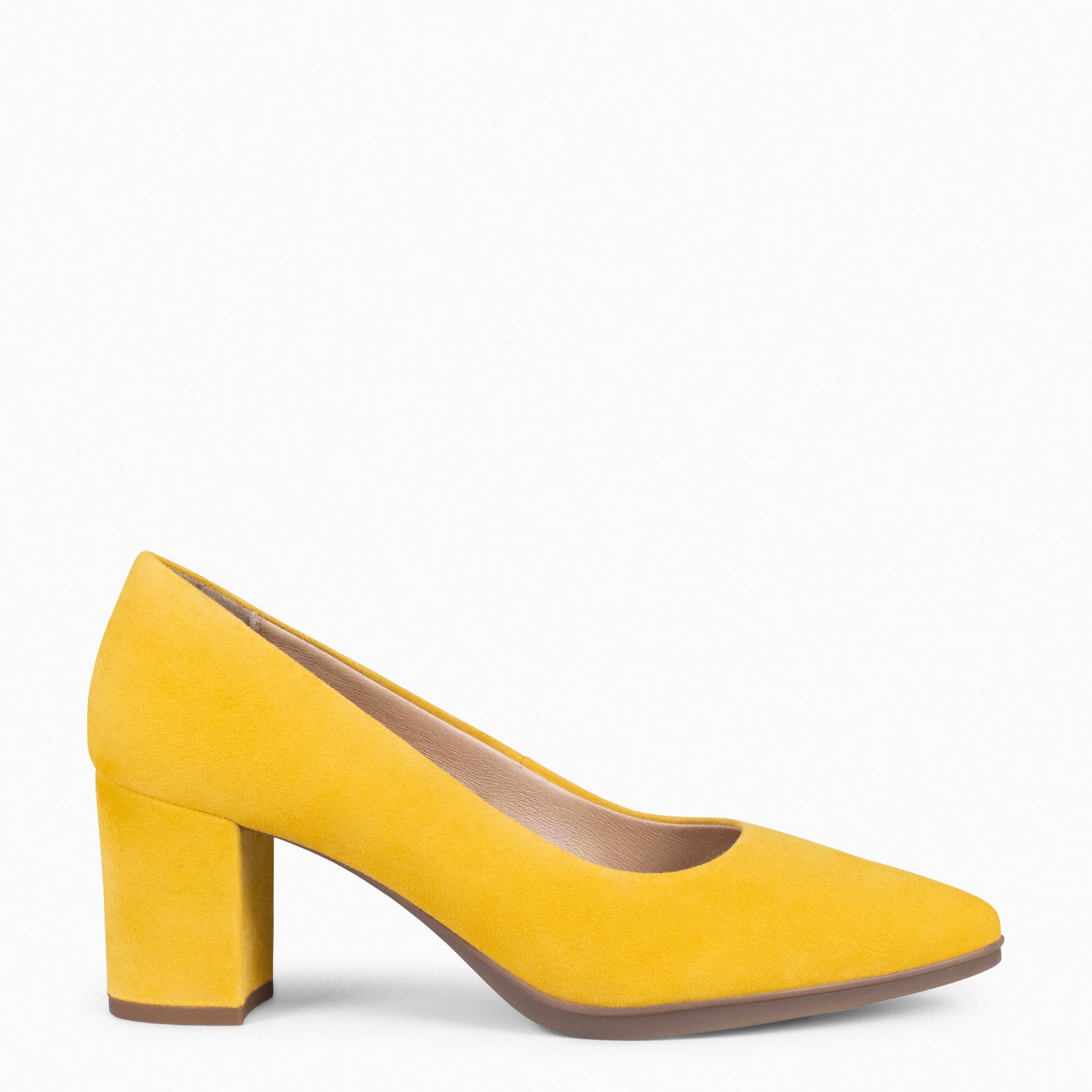URBAN S - Zapatos de tacón medio ante AMARILLO