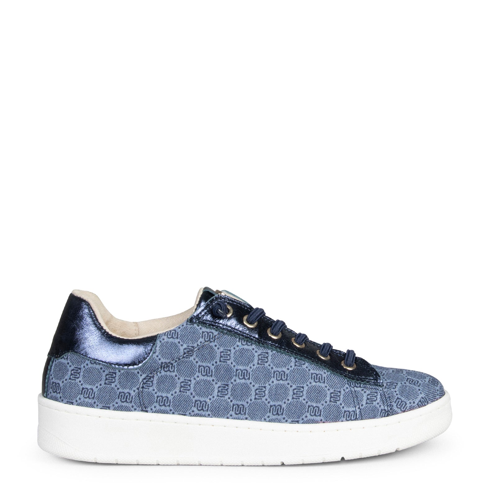 TOULOUSE - BLUE SNEAKERS WITH ELASTIC LACES