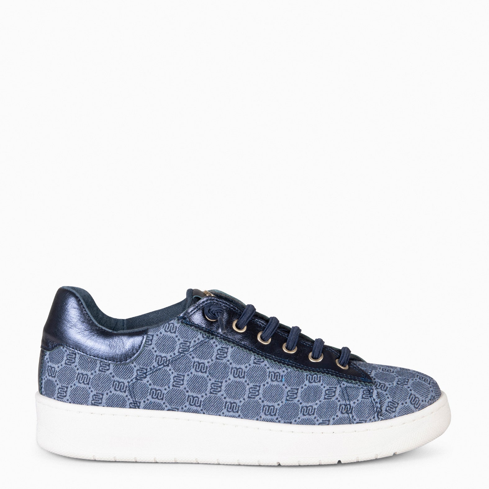TOULOUSE - Zapatillas cordones elásticos AZUL - miMaO ®