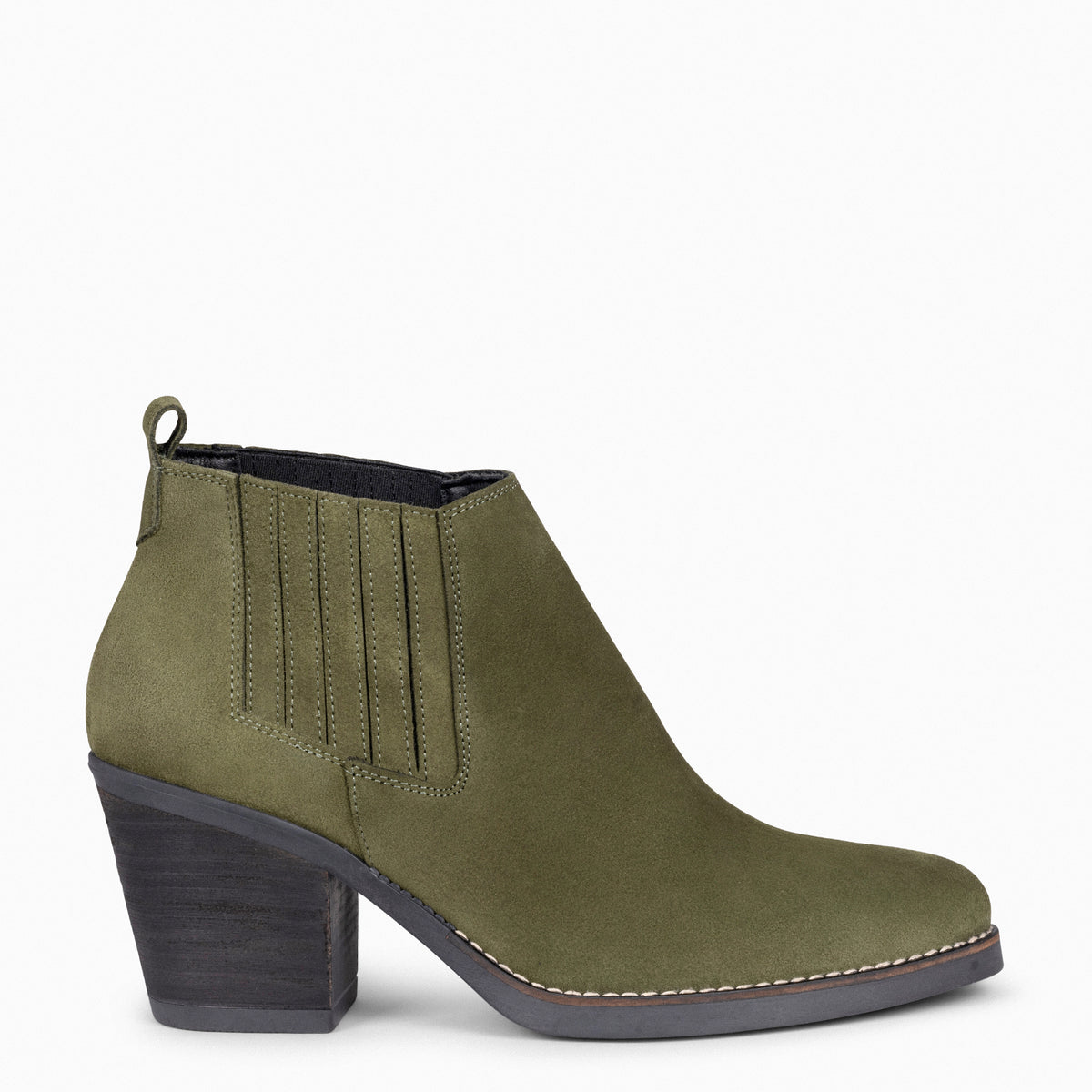 ALABAMA - Botines Cowboy de Mujer KAKI