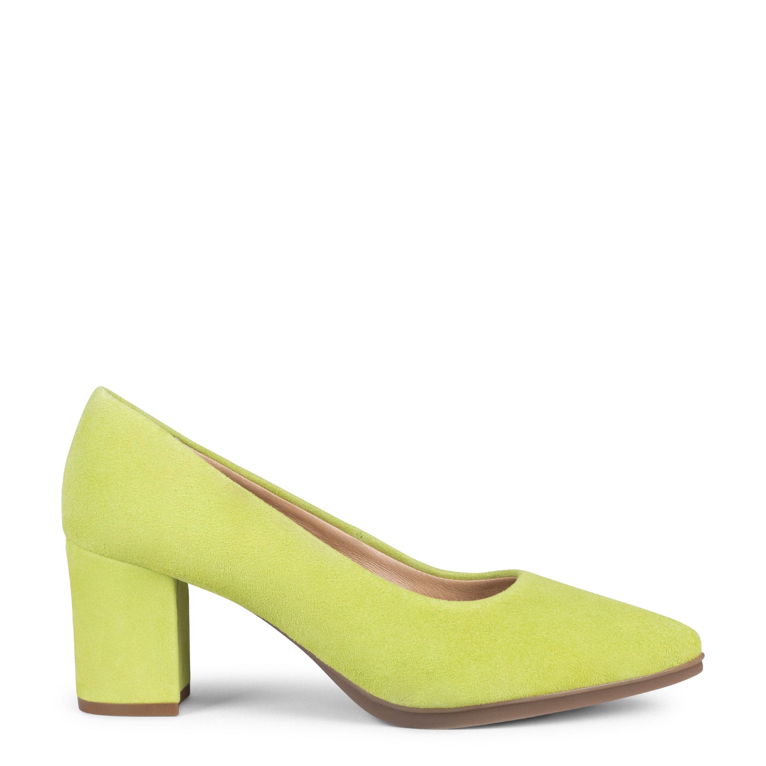URBAN S - Escarpins à talon moyen en daim VERT