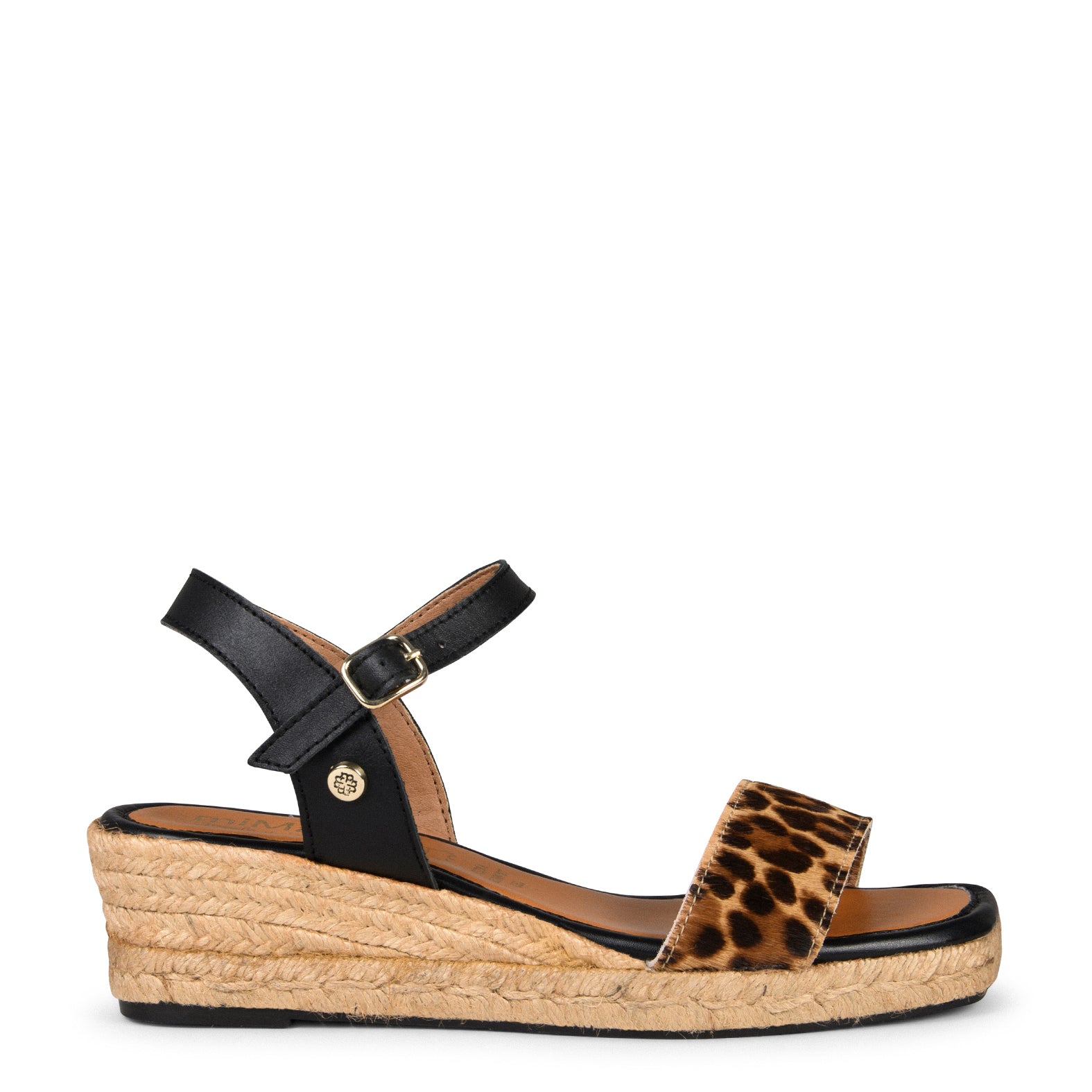 MARISA - Cuñas de esparto bajas LEOPARDO - miMaO ®