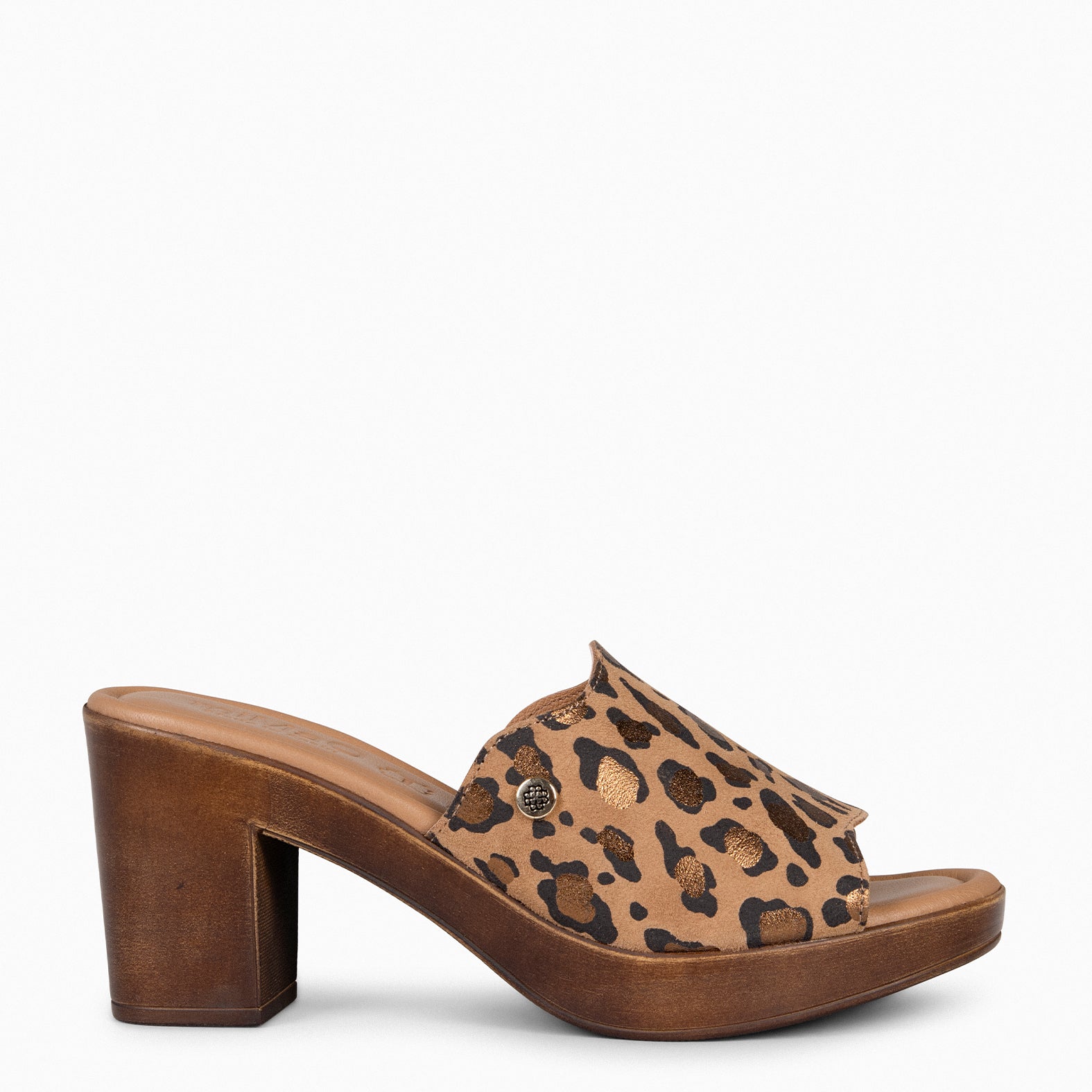 ADELA - Zuecos con tacón LEOPARDO - miMaO ®