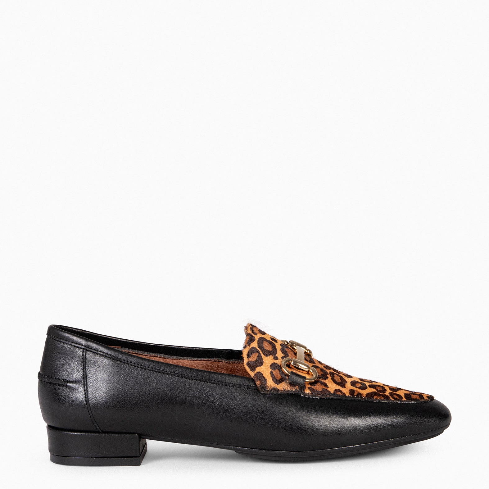 STYLE SAUVAGE - Mocasín tacón bajo LEOPARDO - miMaO ®