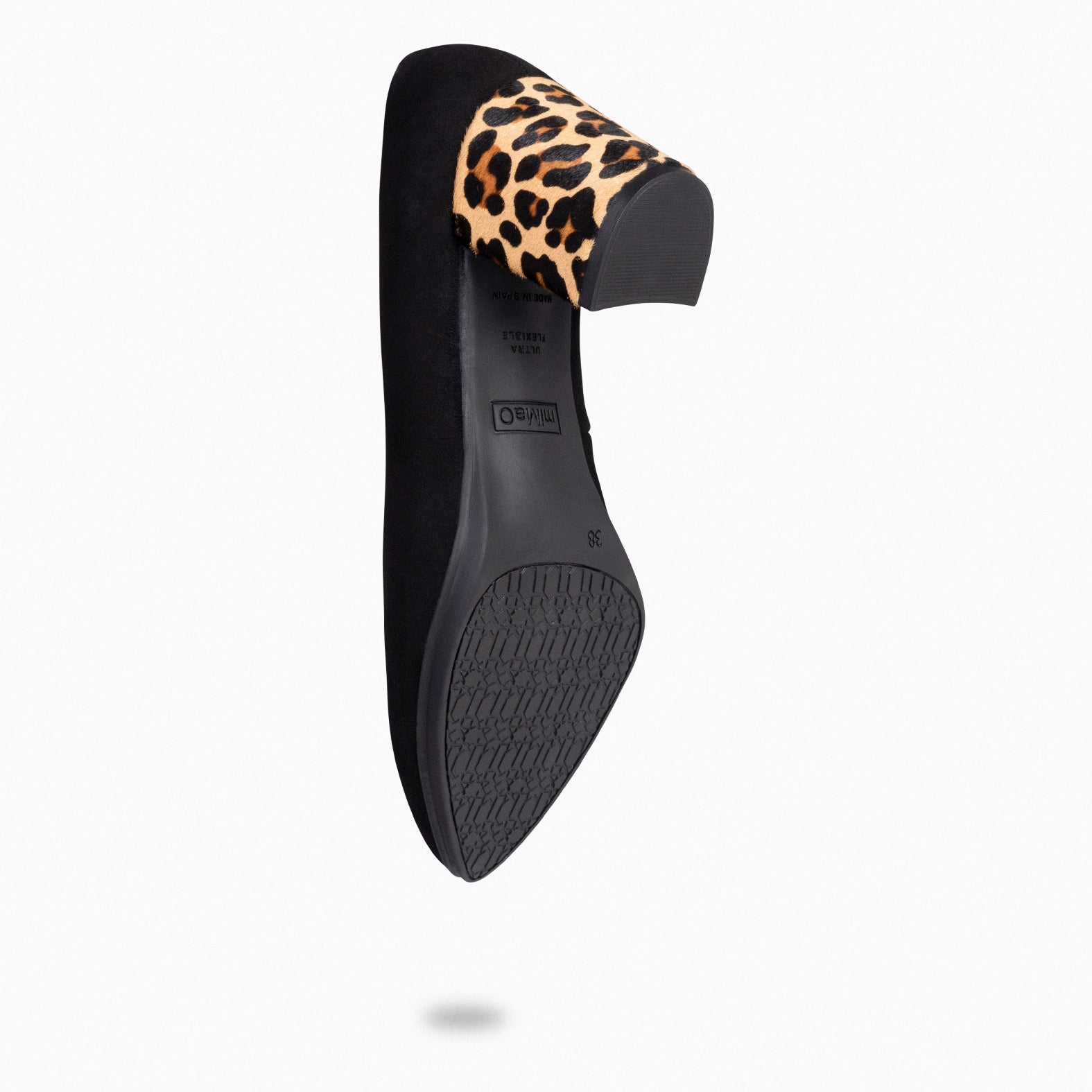 URBAN S WILD - Zapatos negros de tacón Animal Print LEOPARDO - miMaO ®