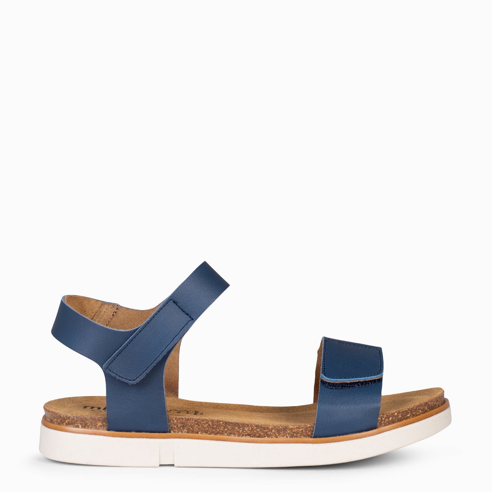 ARALIA - Sandalias planas con tiras de velcro MARINO - miMaO ®