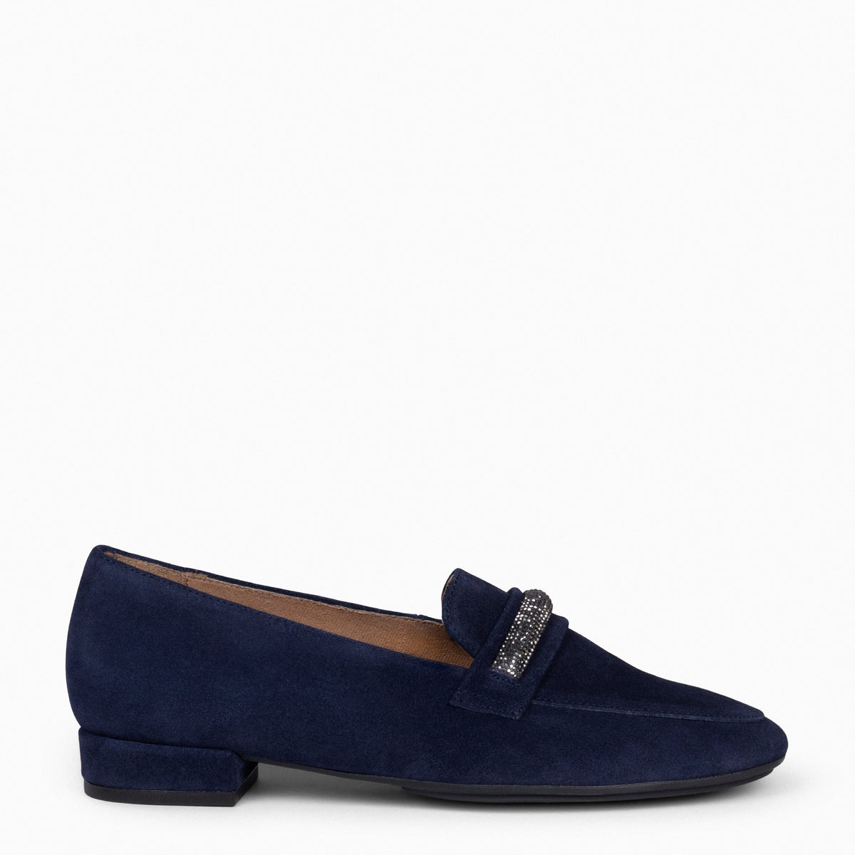 SLIPPERS BRIGHT - NAVY moccasins