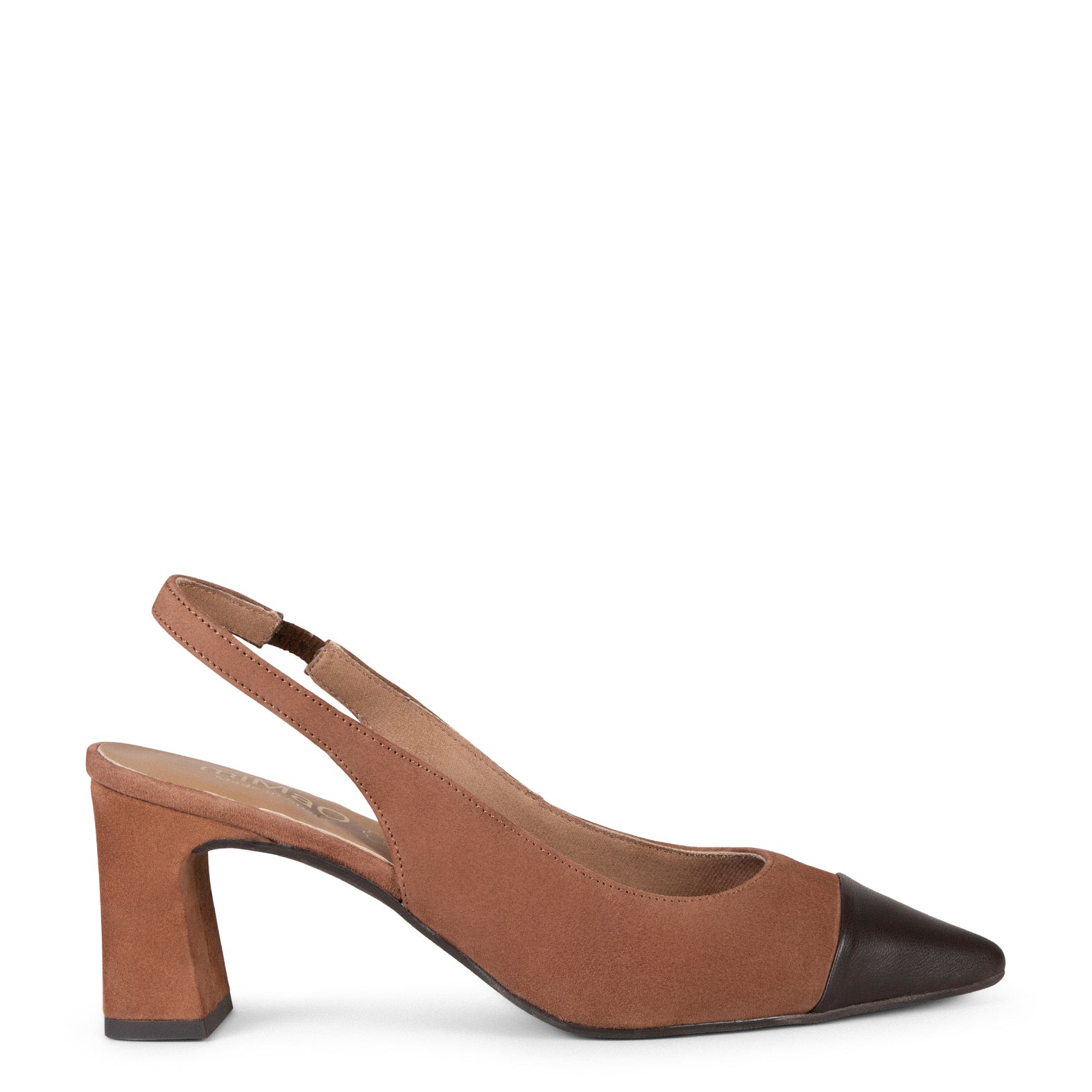 DIANA – Zapato destalonado de mujer MARRÓN - miMaO ®