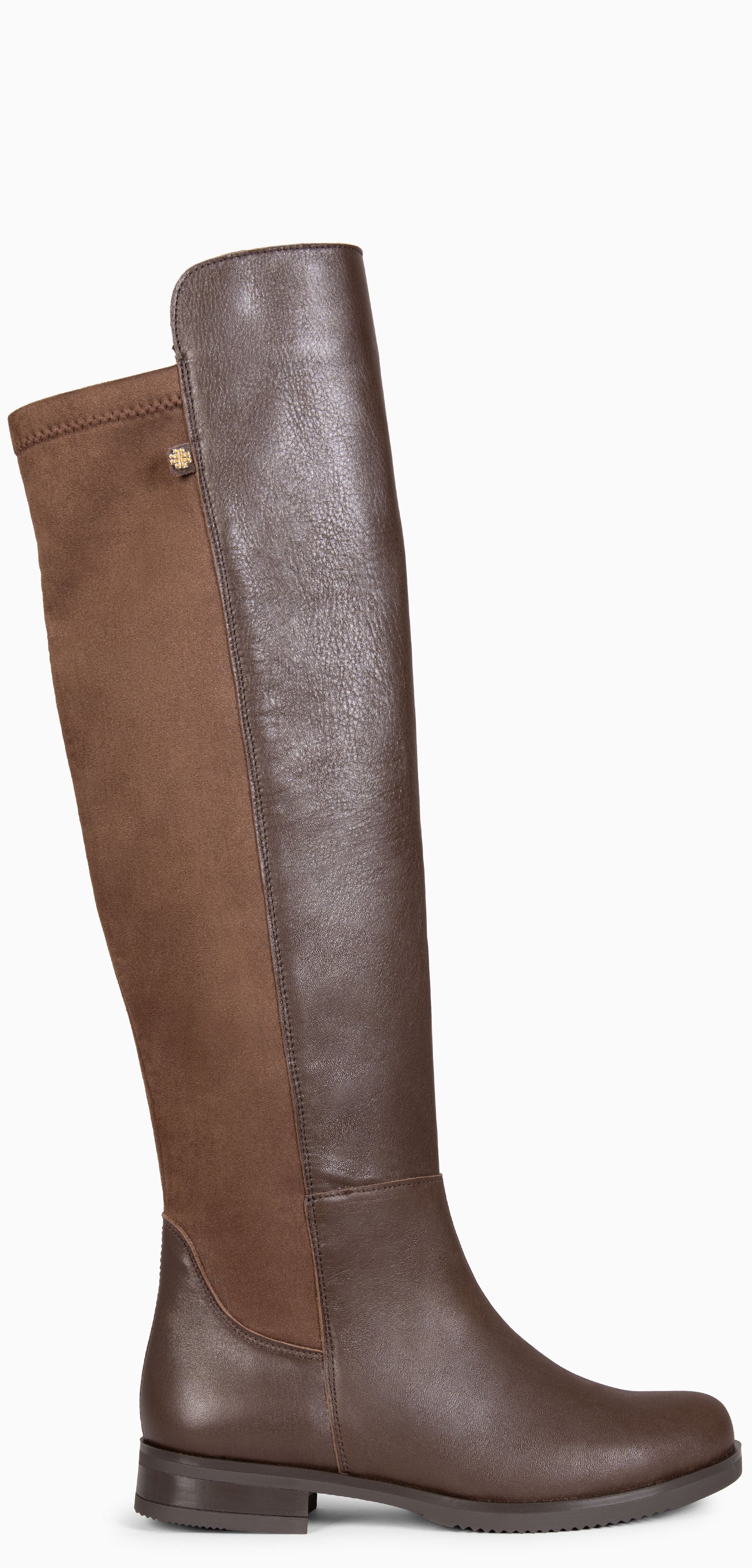 LIA - Bota alta de piel MARRON - miMaO ®