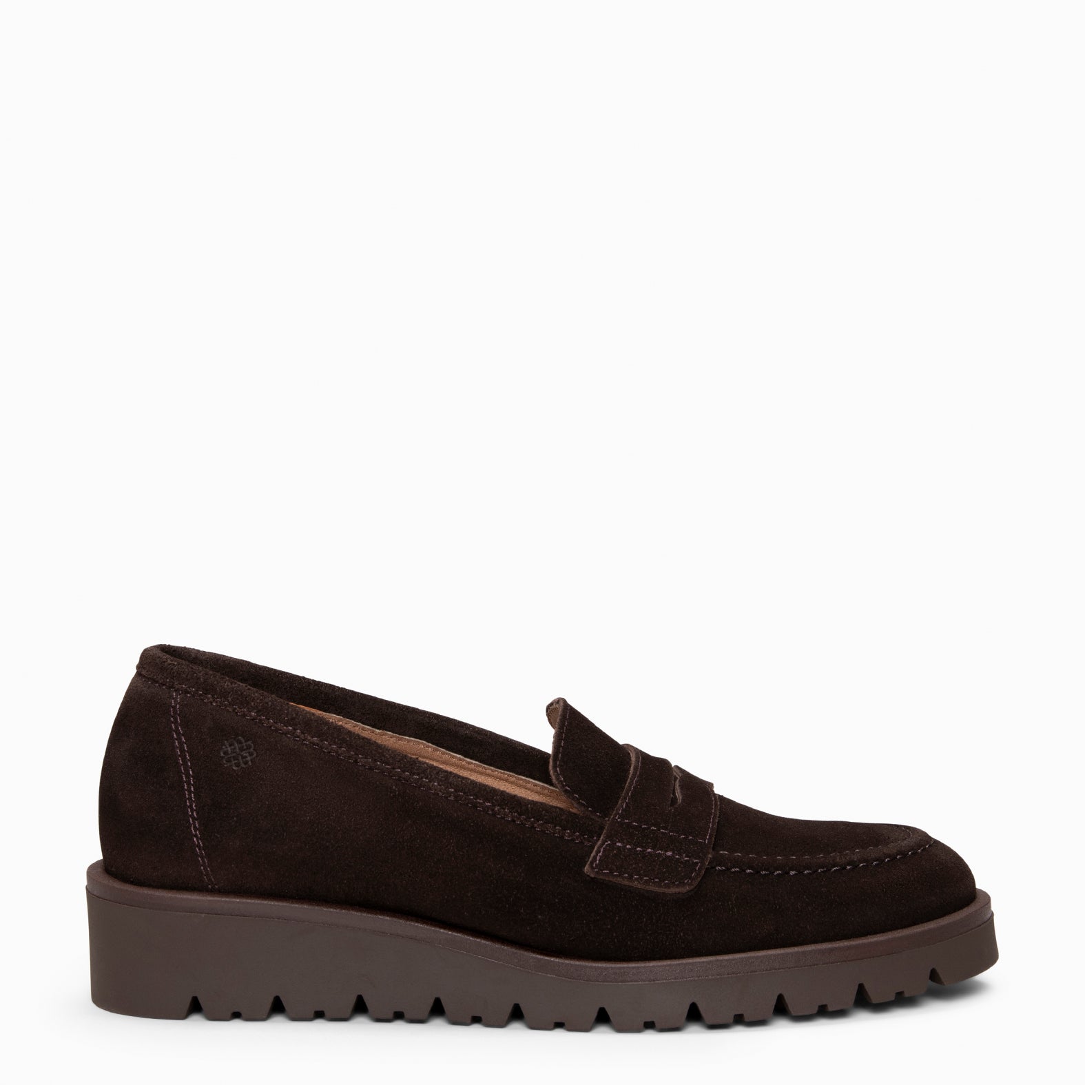 DAFNE - Mocasín con cuña MARRON - miMaO ®