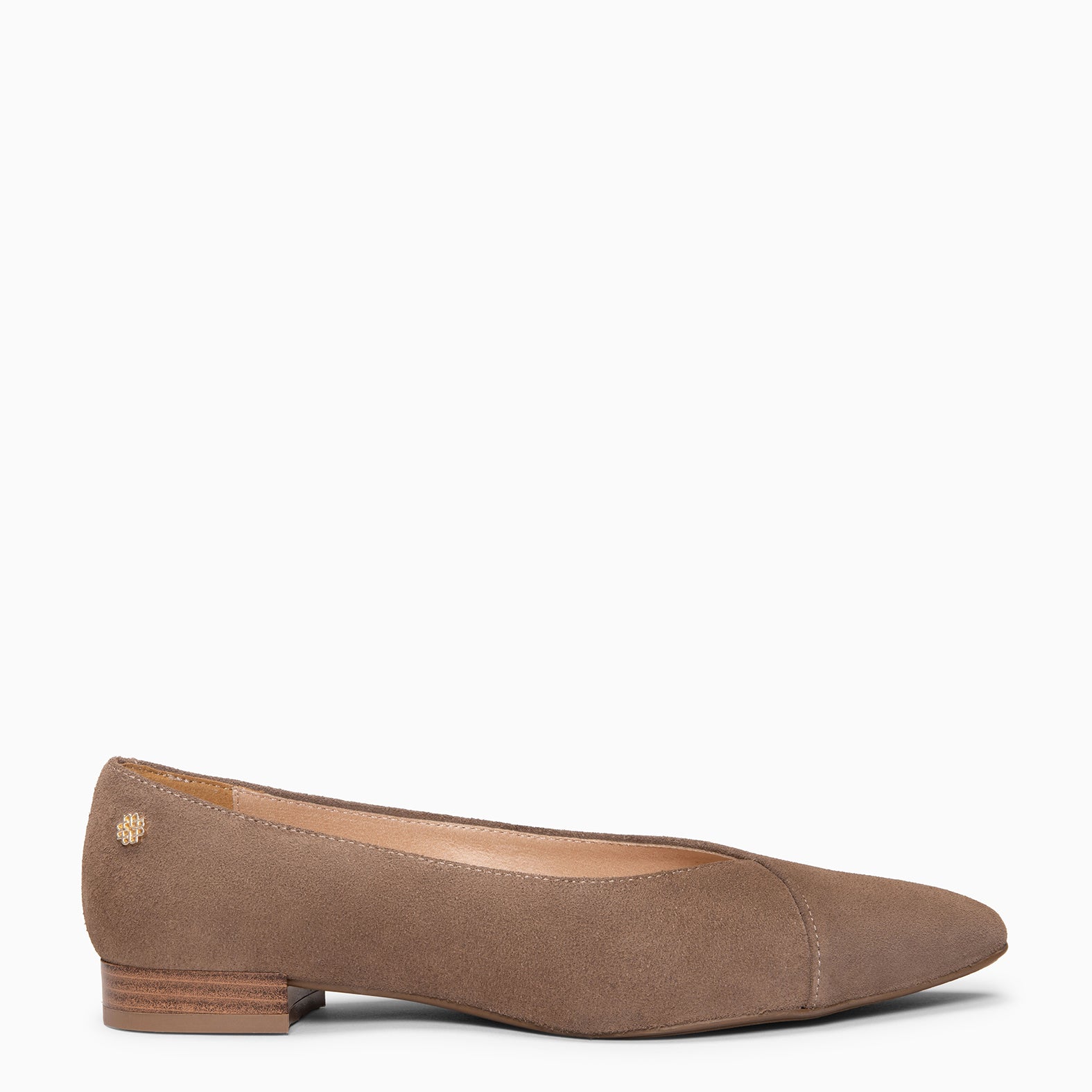 MARIE - Zapatos de tacón Bajo de punta fina MARRON - miMaO ®