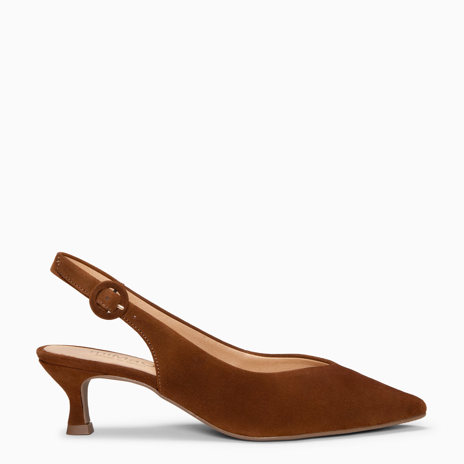 CARMEN – Zapatos de Tacón acampanado MARRON - miMaO ®