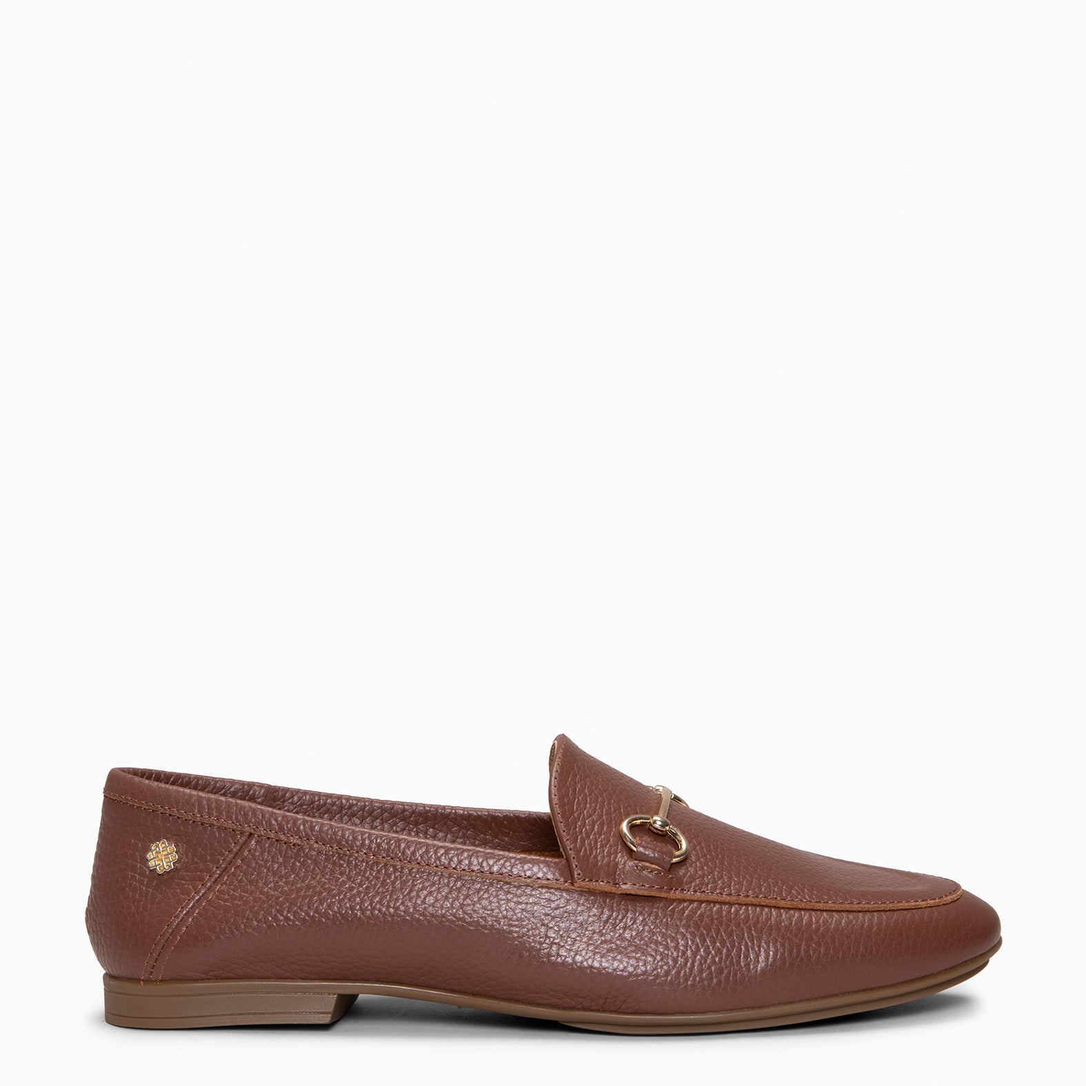 STYLE – Mocasines planos con adorno metalizado MARRÓN - miMaO ®