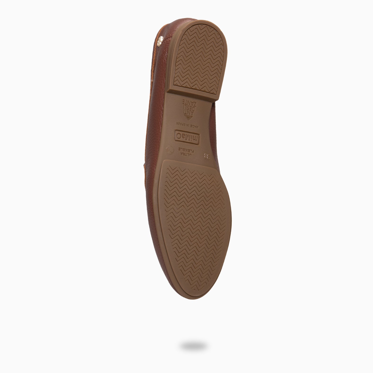 STYLE – Mocasines planos con adorno metalizado MARRÓN - miMaO ®
