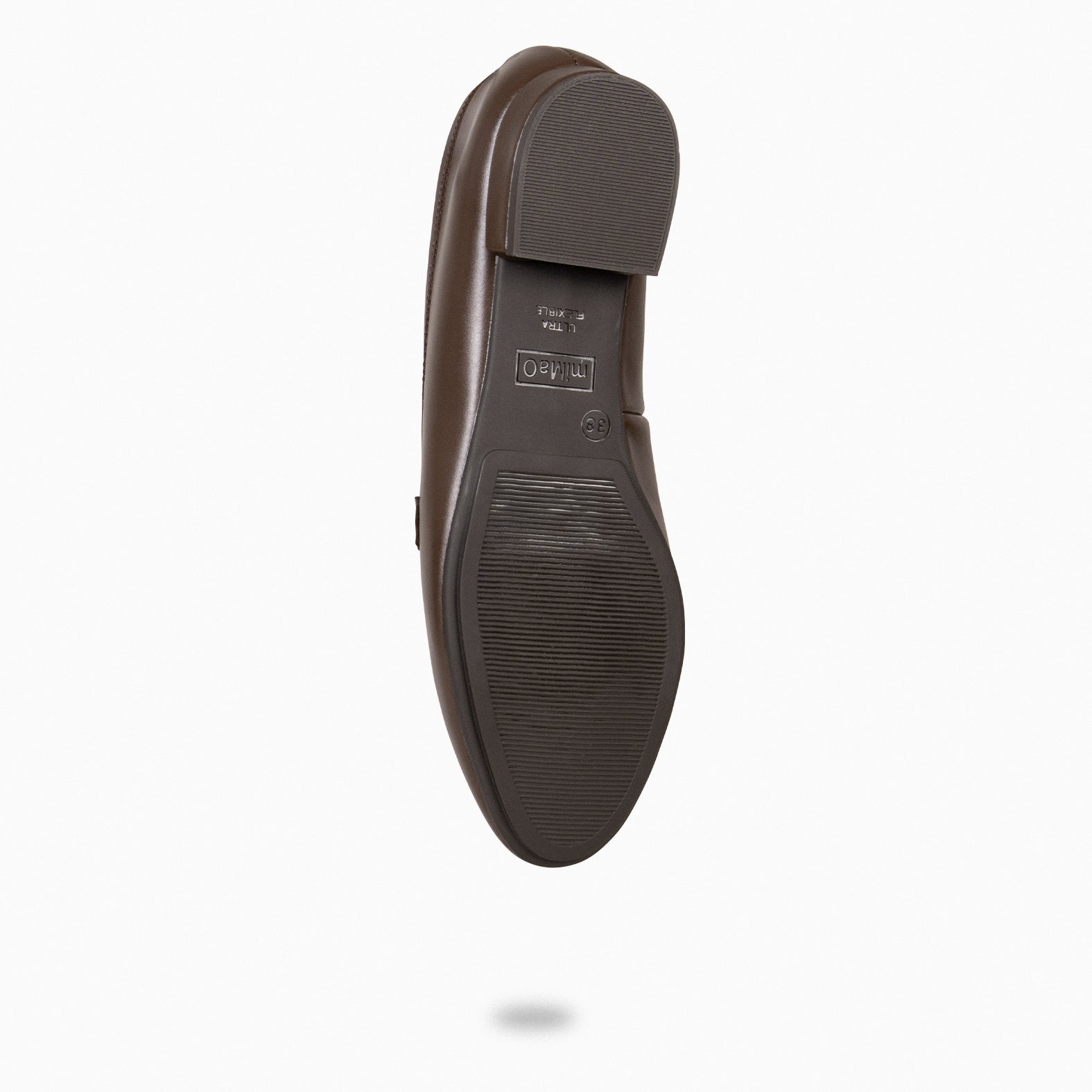 ELOISE - Mocassins en cuir MARRON