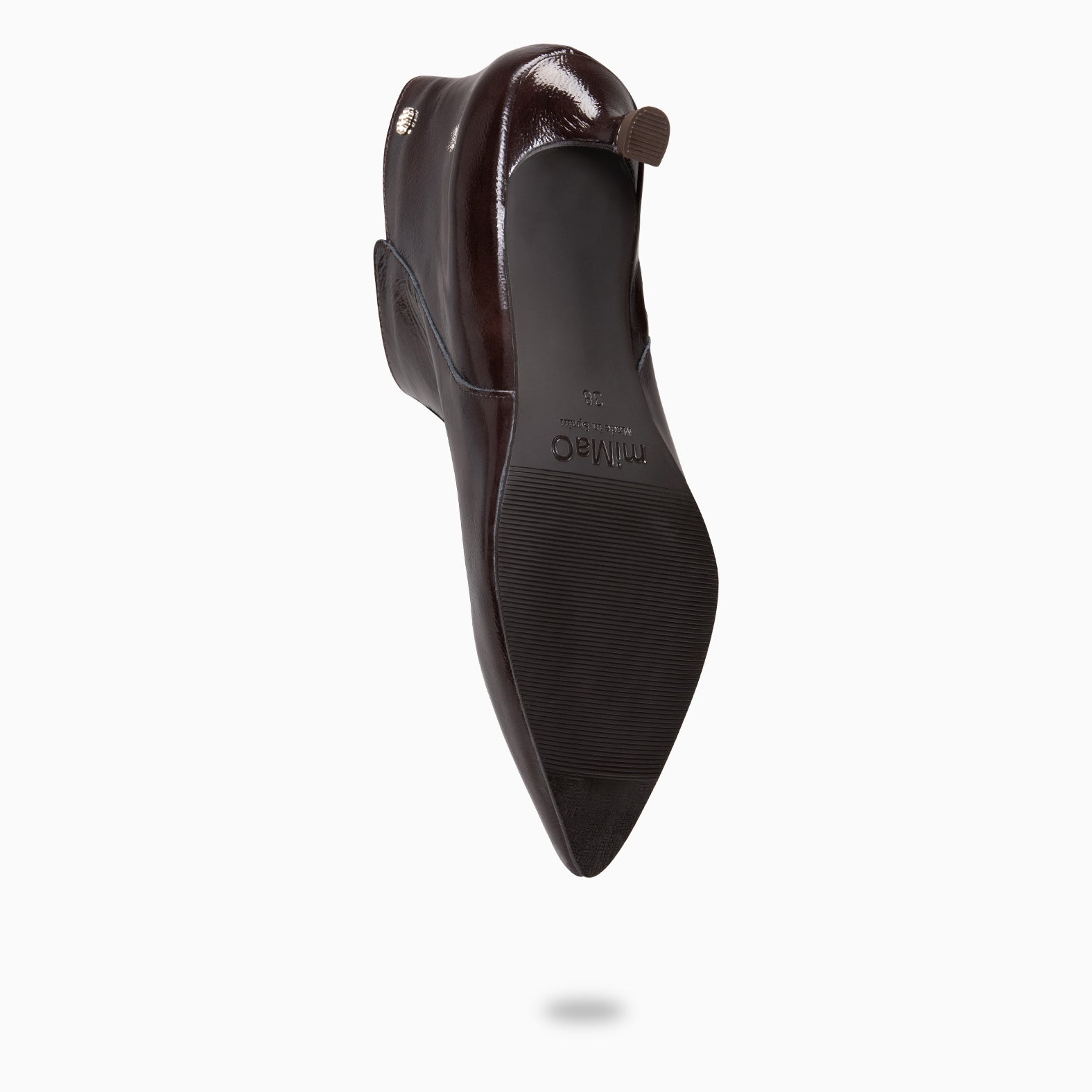 ROYAL – Botines tacón bajo MARRON - miMaO ®