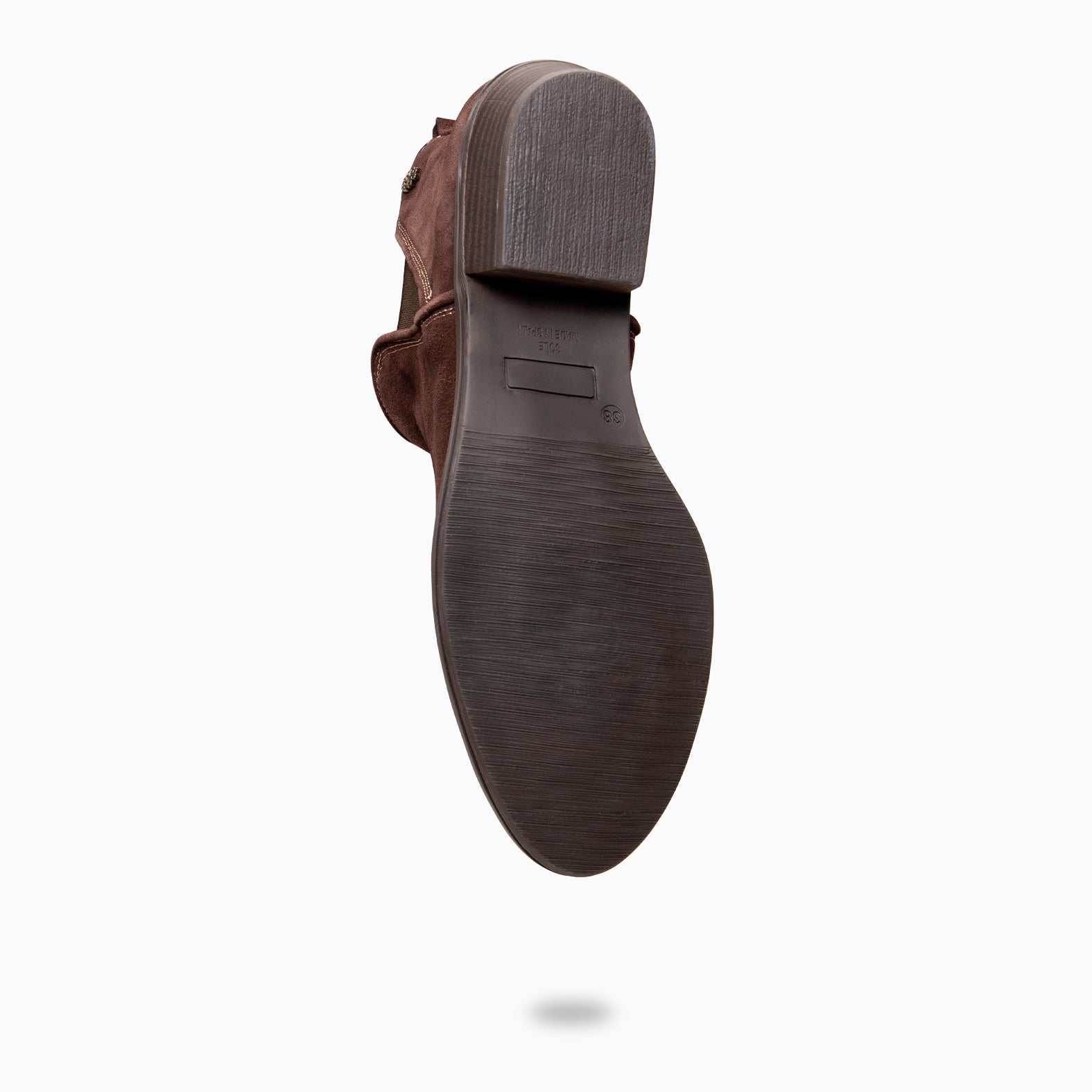 VIANA - Botín bajo con elástico MARRON - miMaO ®