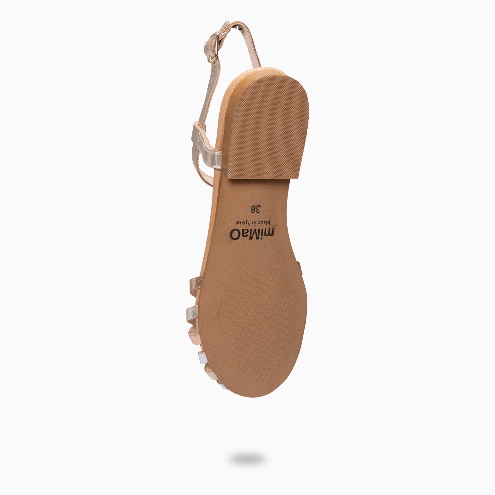 BEACH - Sandalias planas de tiras METALES - miMaO ®