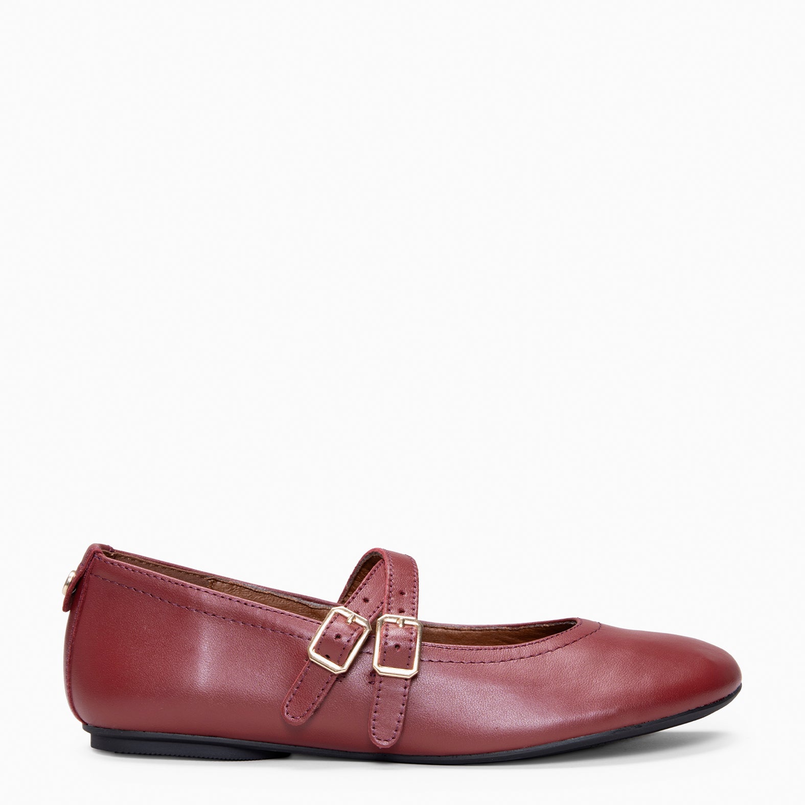 AMAPOLA - BAILARINA PLANA BARESOFT NAPA ROJO