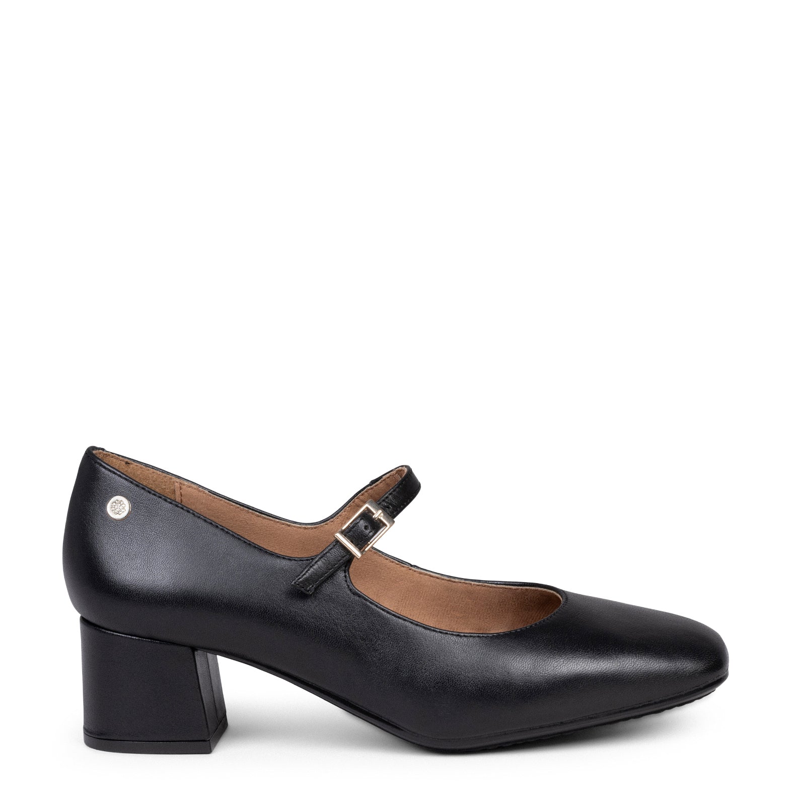 BELLA - Zapatos con pulsera y puntera cuadrada NEGRO - miMaO ®