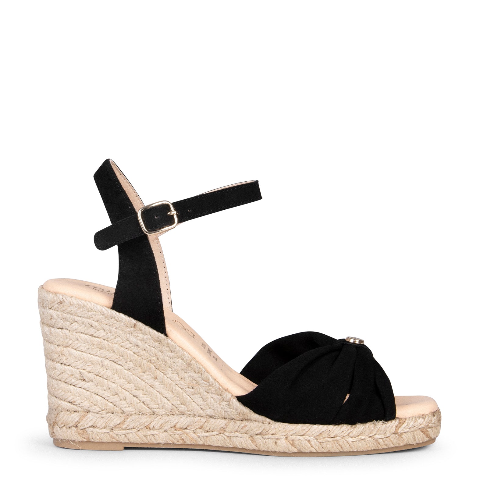MIRASOL – Cuñas altas de esparto NEGRO - miMaO ®