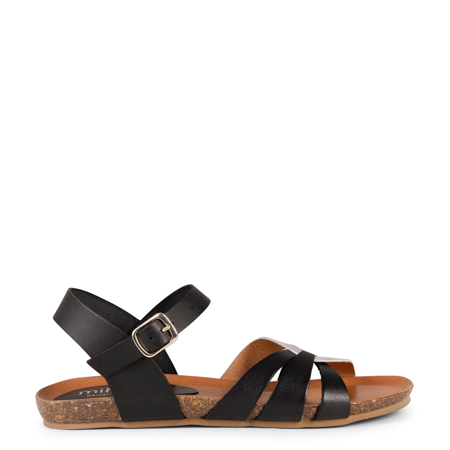SALOMÉ - BLACK Flat Sandals