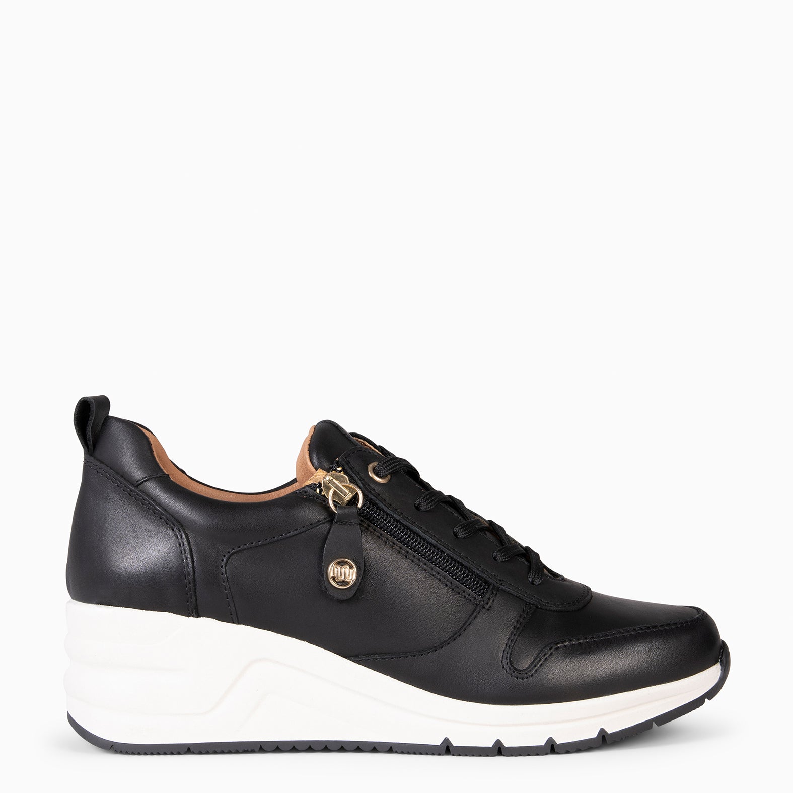 NIMES – BLACK Sneakers with zip