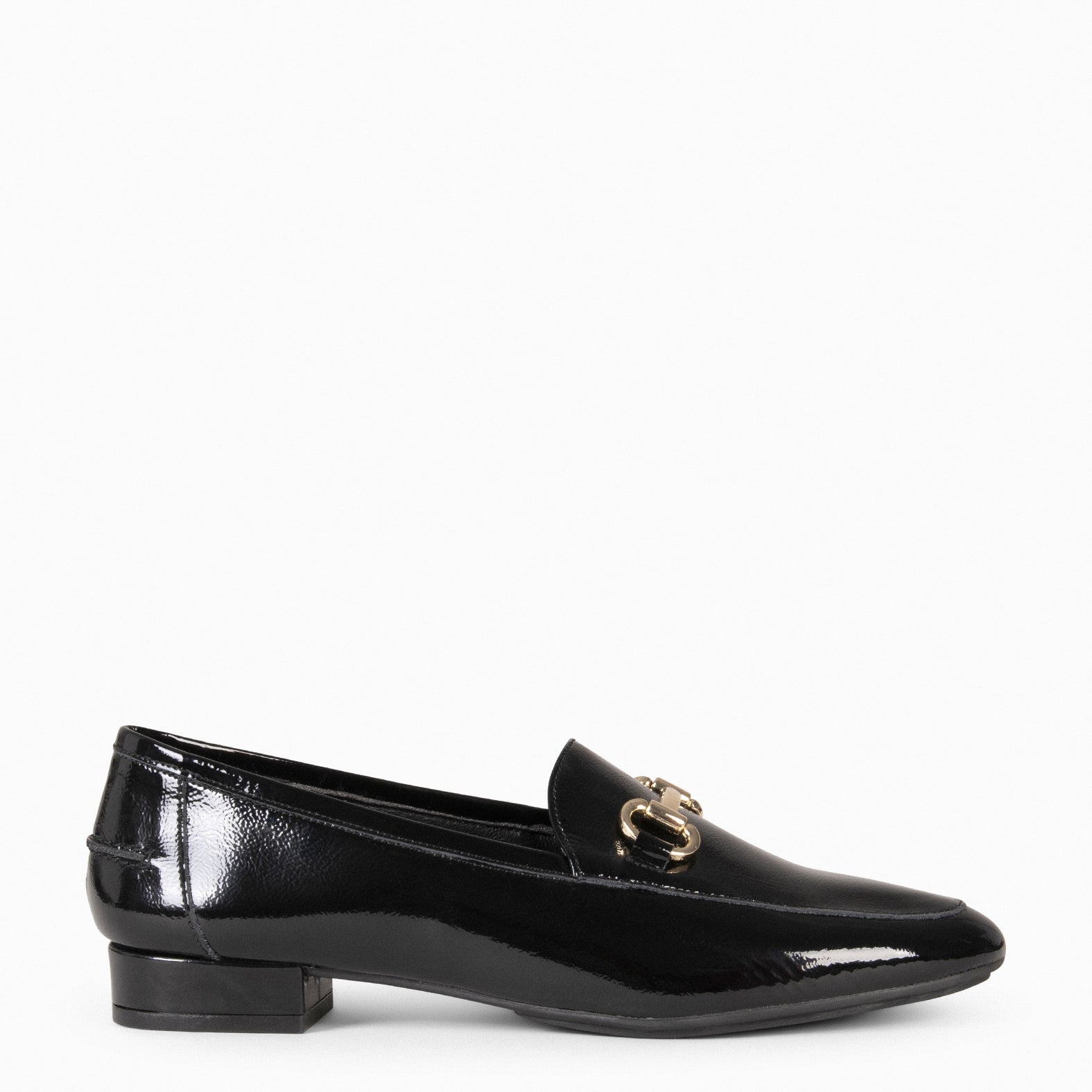 ISABEL - Mocasines planos con adorno NEGRO - miMaO ®