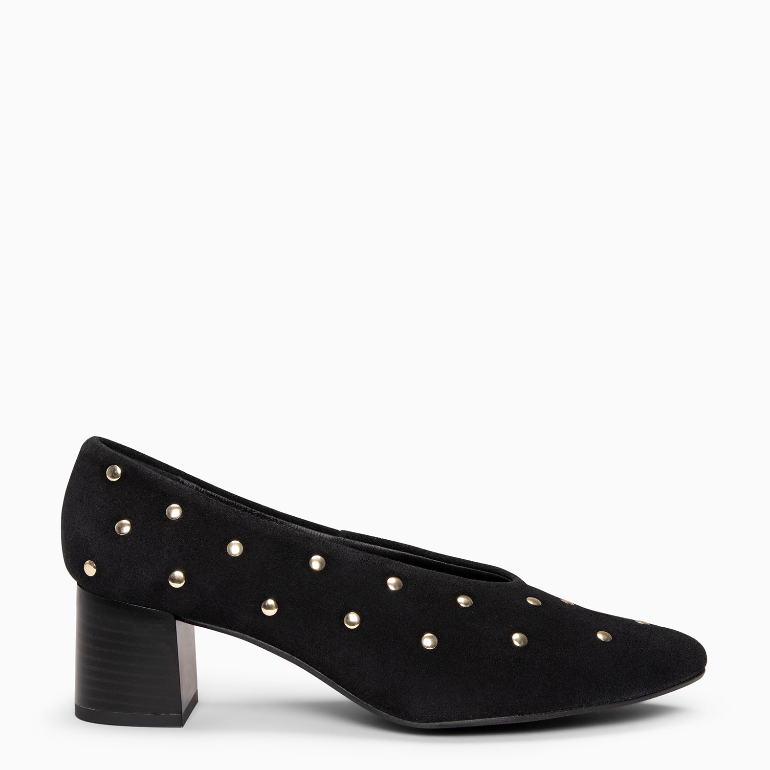 URBAN STYLE TACHAS - Zapatos de tacón ancho NEGRO - miMaO ®