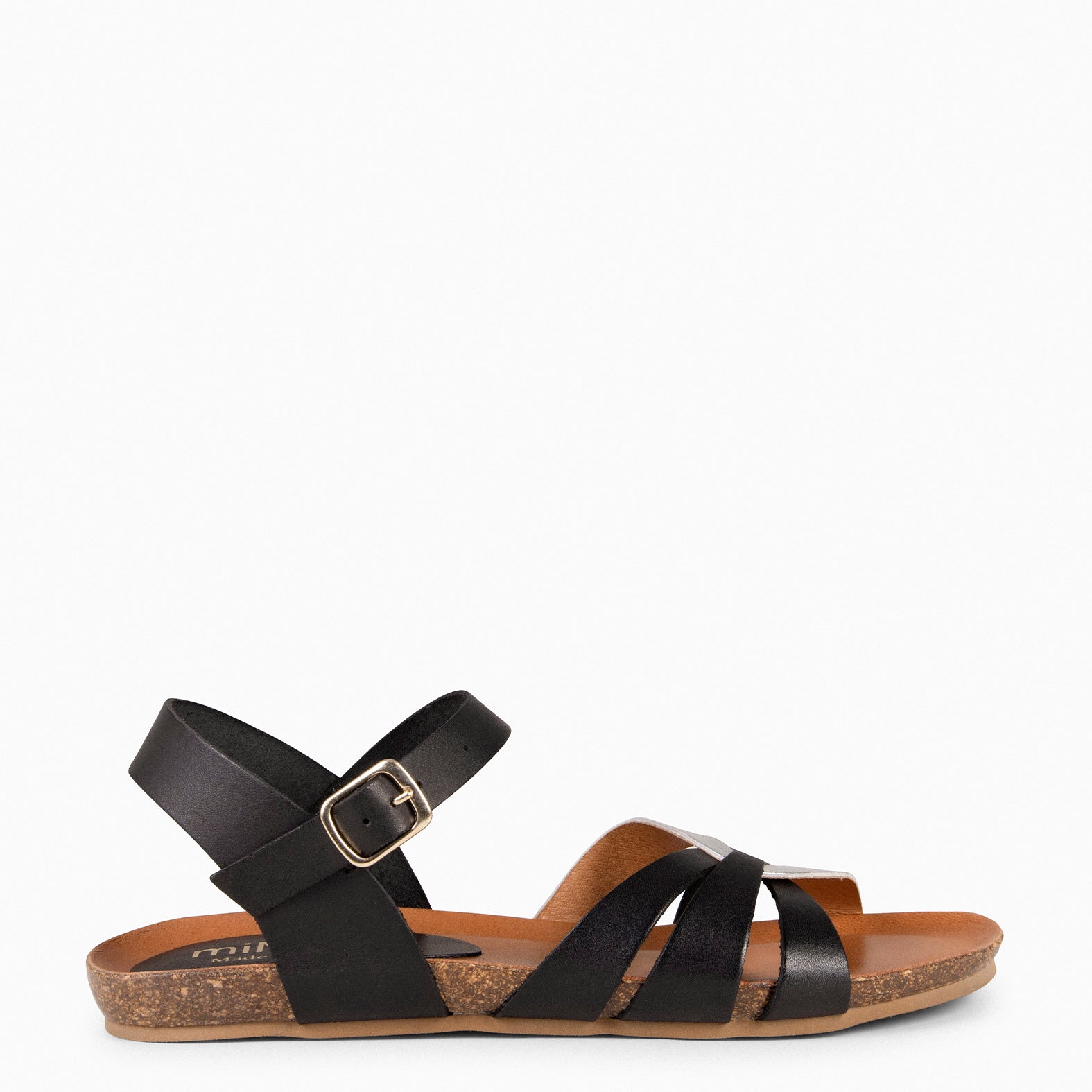 SALOMÉ - BLACK Flat Sandals