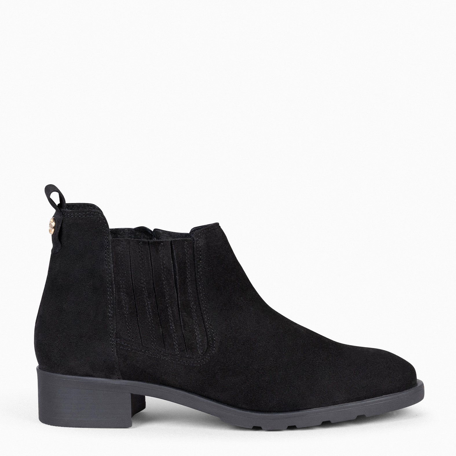 OHIO – BLACK Women low heel booties