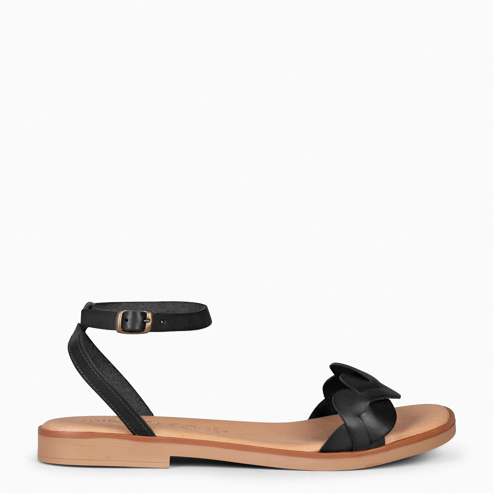 ARECA - Sandalias Planas Mujer NEGRO