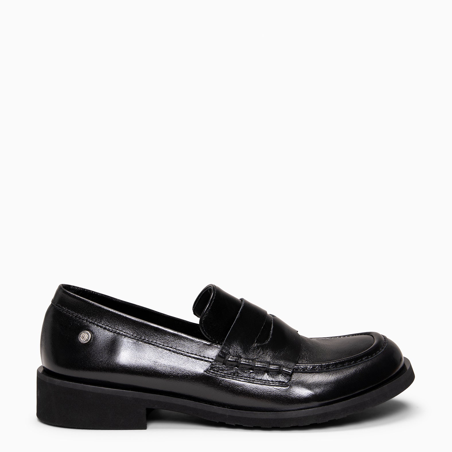 HARVARD - Mocasines planos de piel NEGRO - miMaO ®