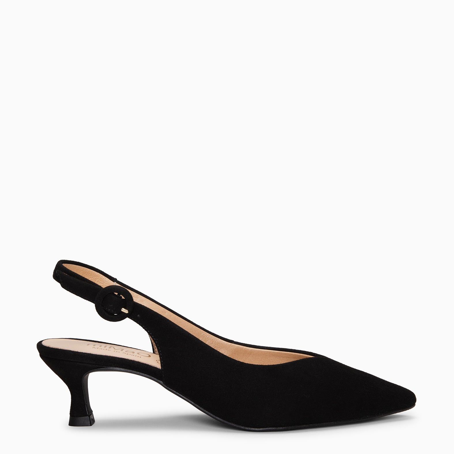 CARMEN – Zapatos de Tacón acampanado NEGRO - miMaO ®