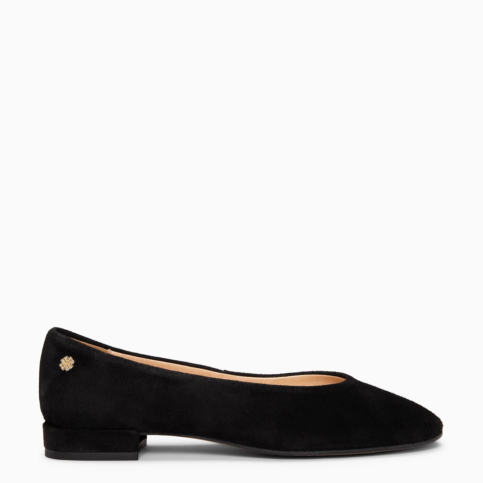 CHLOE - Ballerines en daim à bout rond NOIR