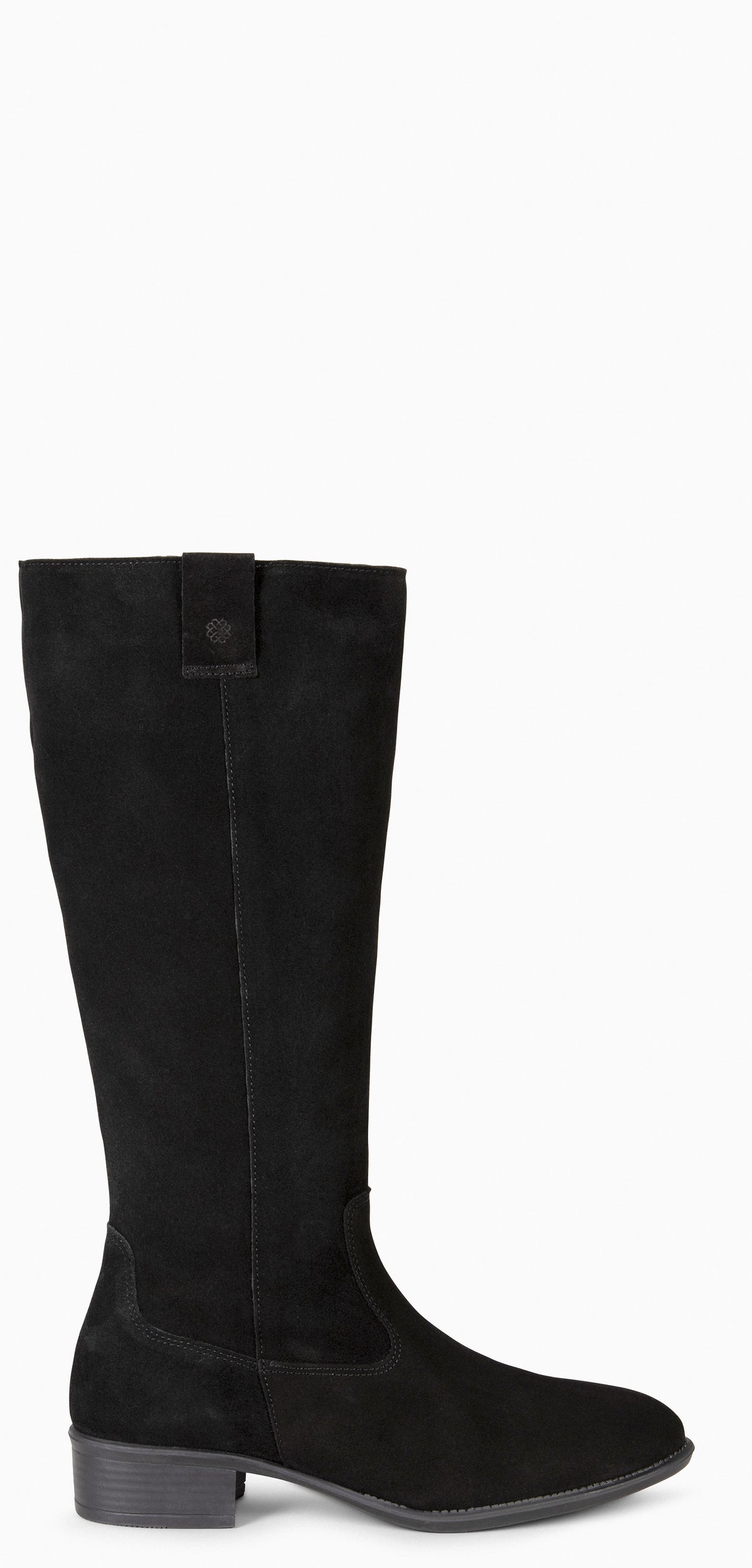 TEXAS - BLACK low heel boots
