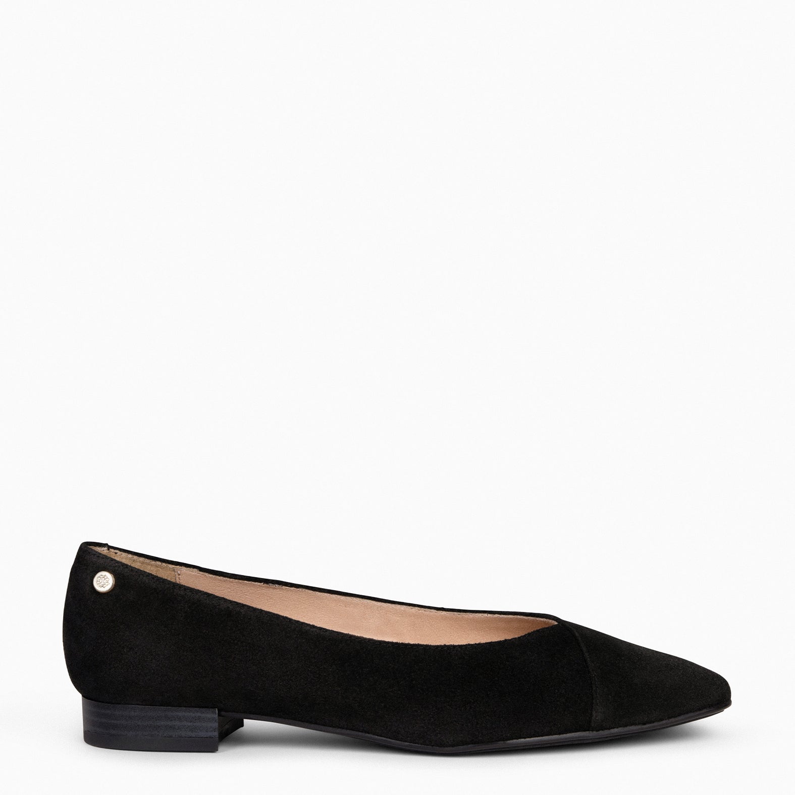 MARIE - Zapatos de tacón Bajo de punta fina NEGRO - miMaO ®