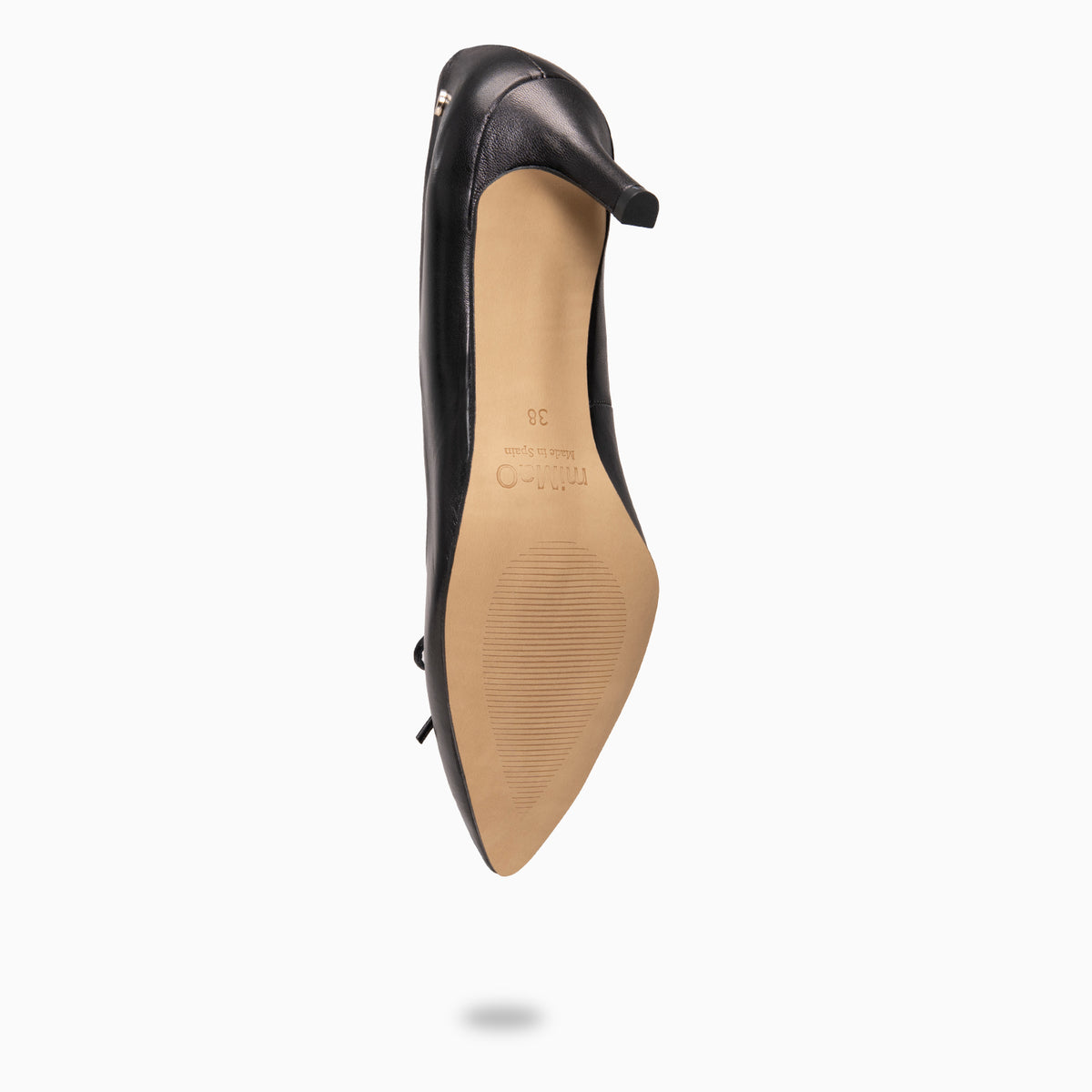 MONI - Zapatos de salón de tacón fino con lazo NEGRO