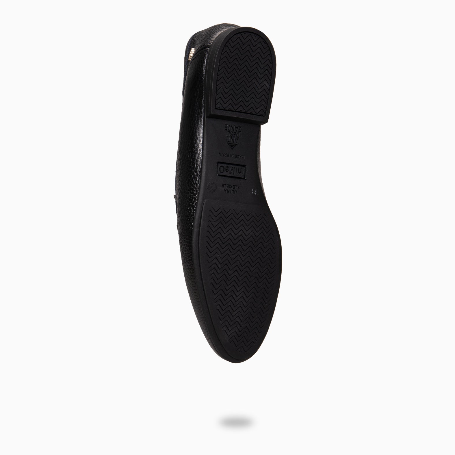 STYLE – Mocasines planos con adorno metalizado NEGRO - miMaO ®