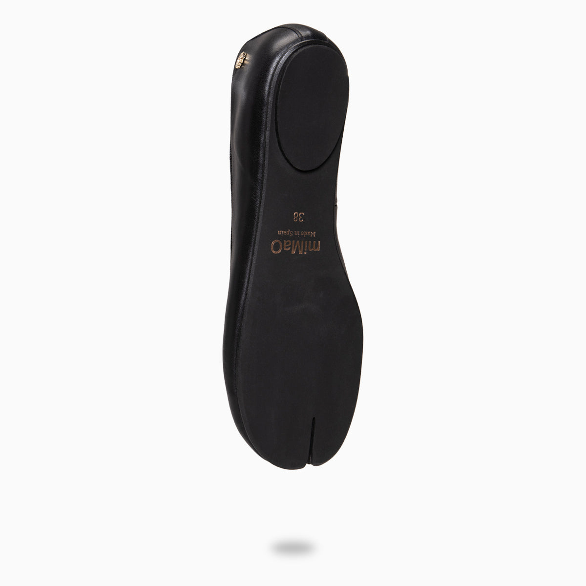 AMAYA - Bailarinas Tabi de piel NEGRO