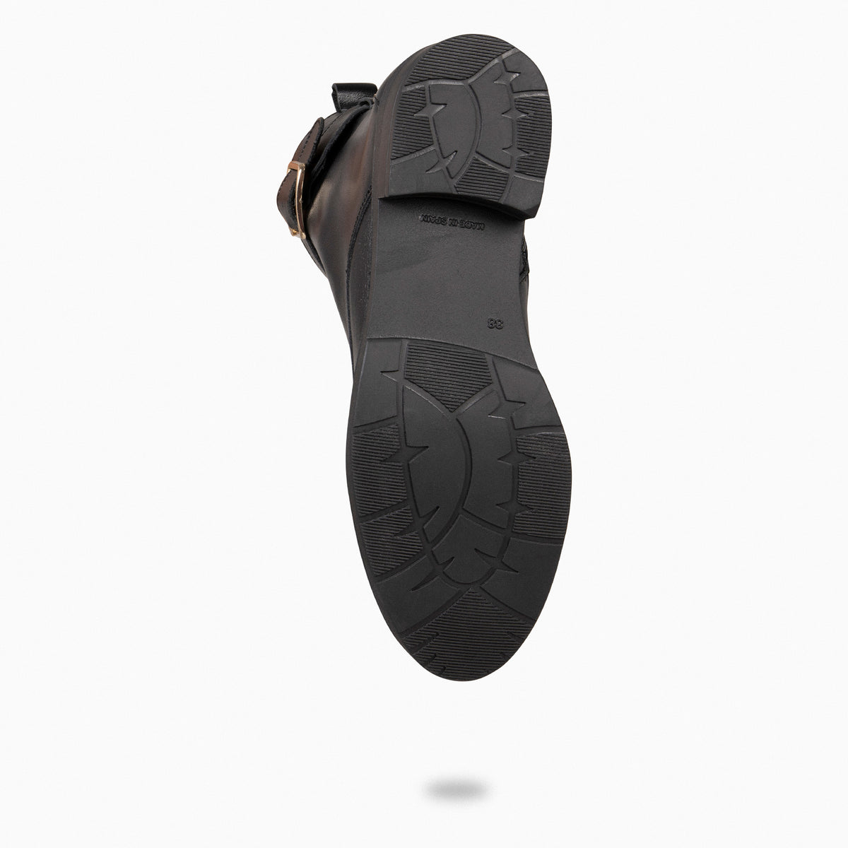 BELFAST – Botines con cordones de piel NEGRO - miMaO ®