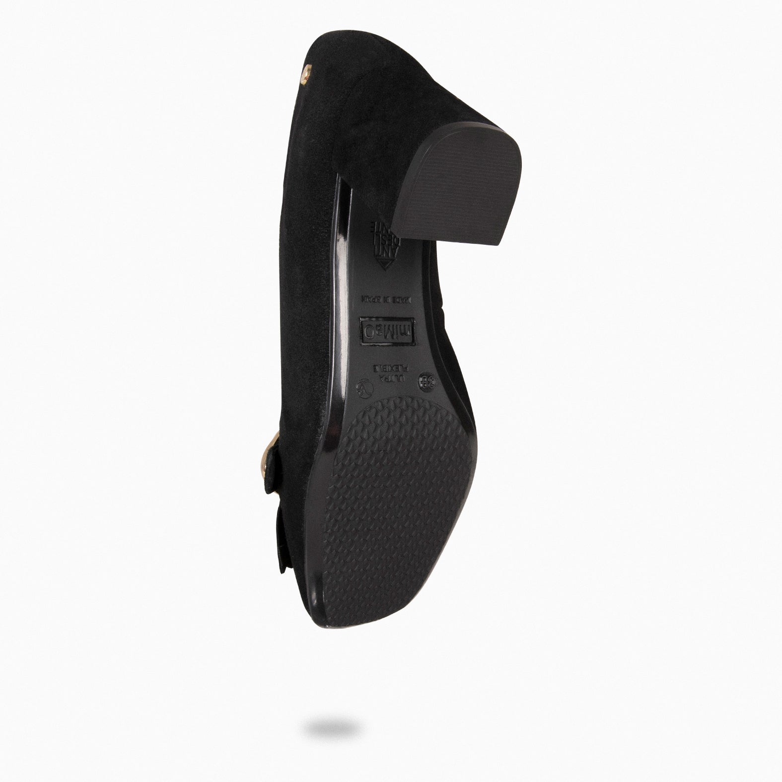 SISSI – Mocasines de tacón ancho NEGRO - miMaO ®