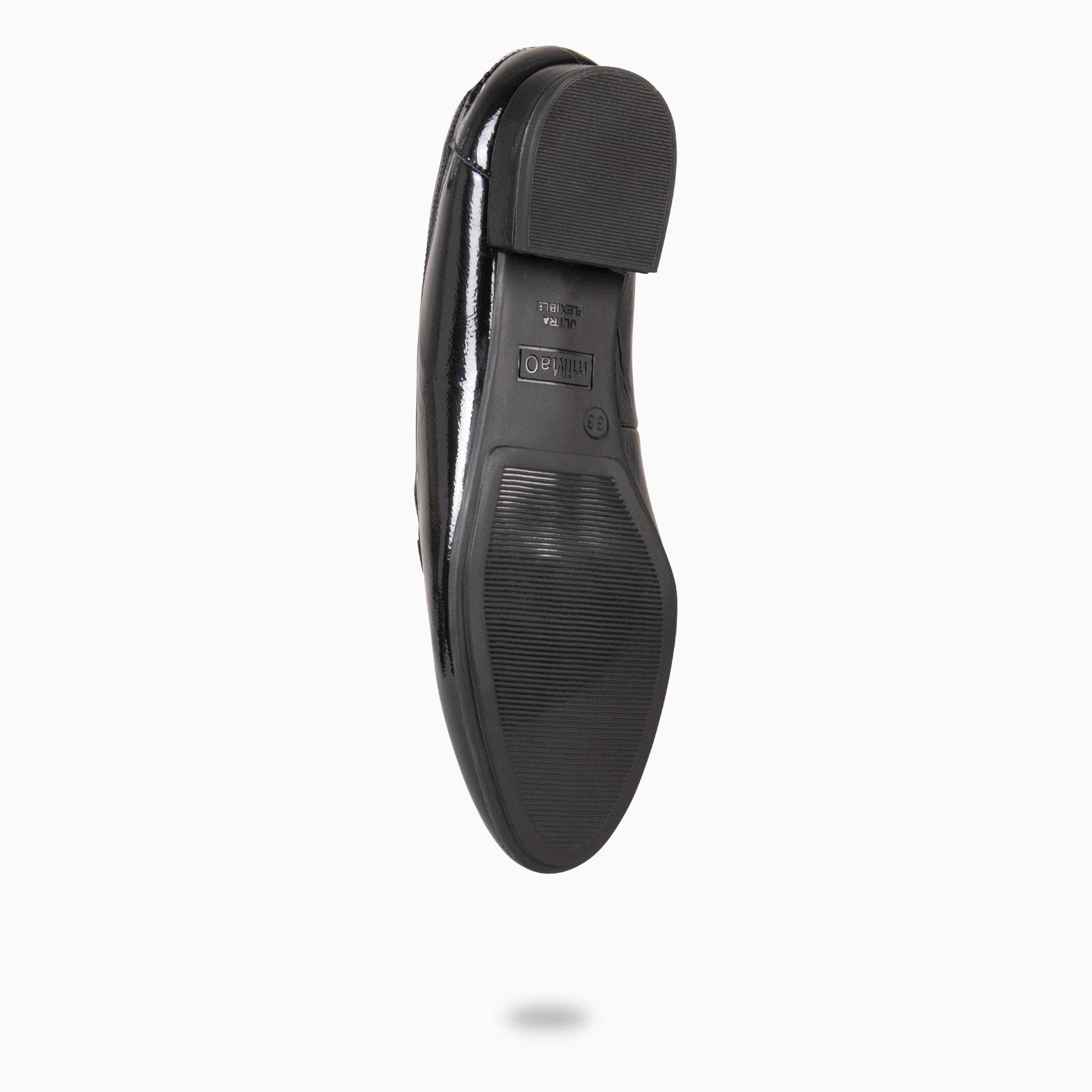 ISABEL - Mocasines planos con adorno NEGRO - miMaO ®